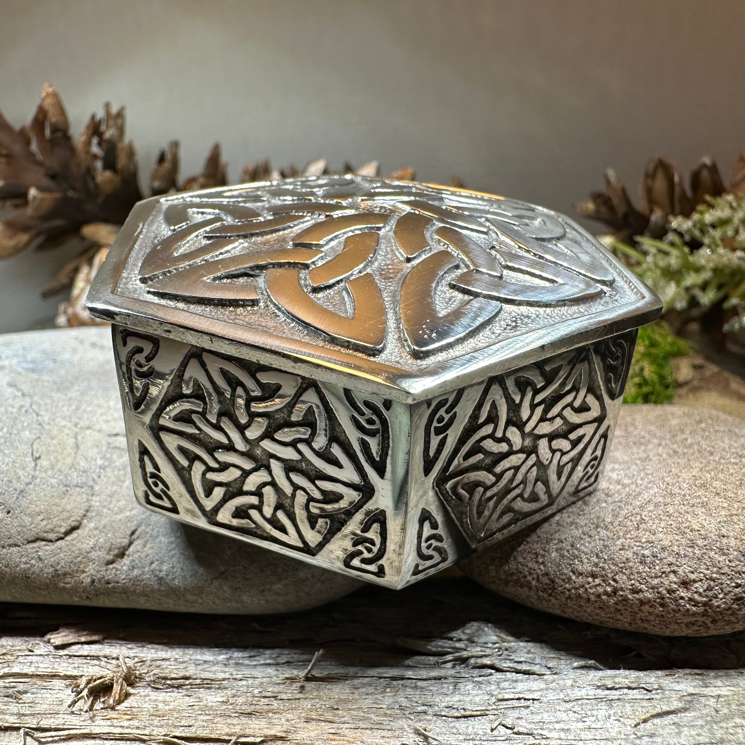 Trinity Knot Celtic Trinket Box