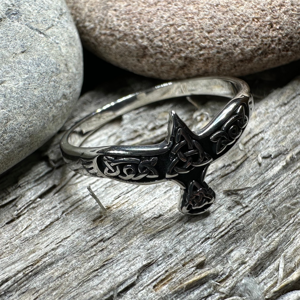 Soar Celtic Raven Ring