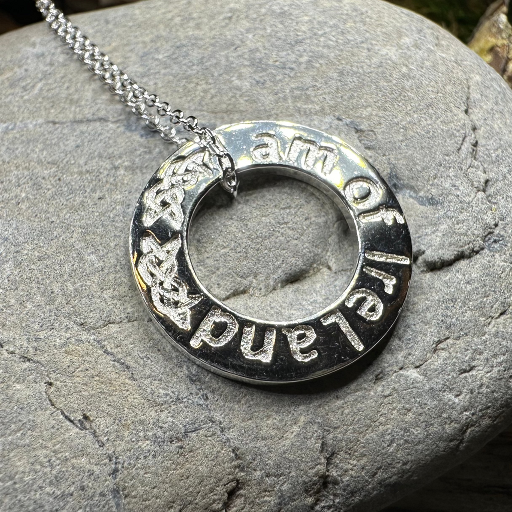 I Am Of Ireland Gaelic Necklace