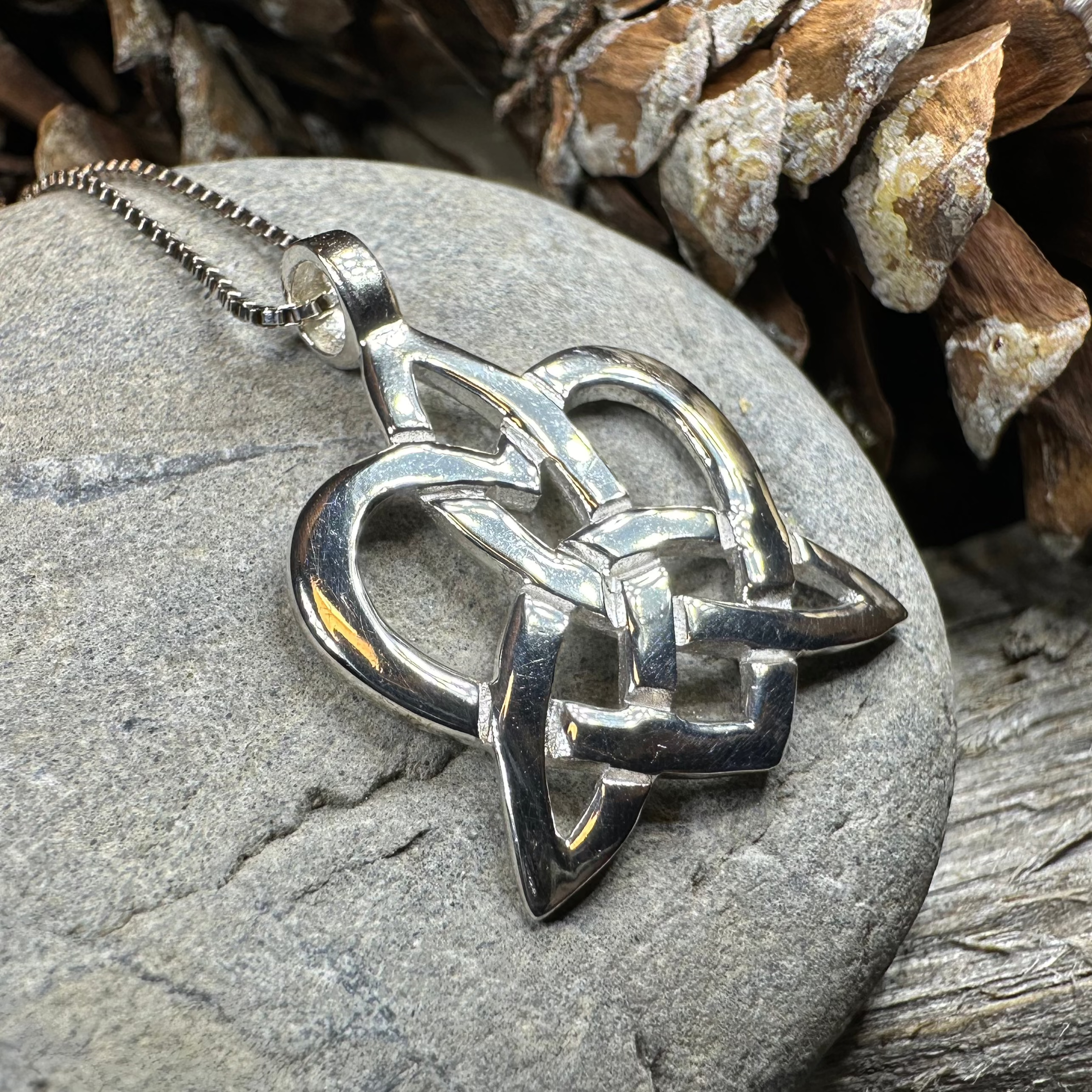 Trinity Love Knot Necklace