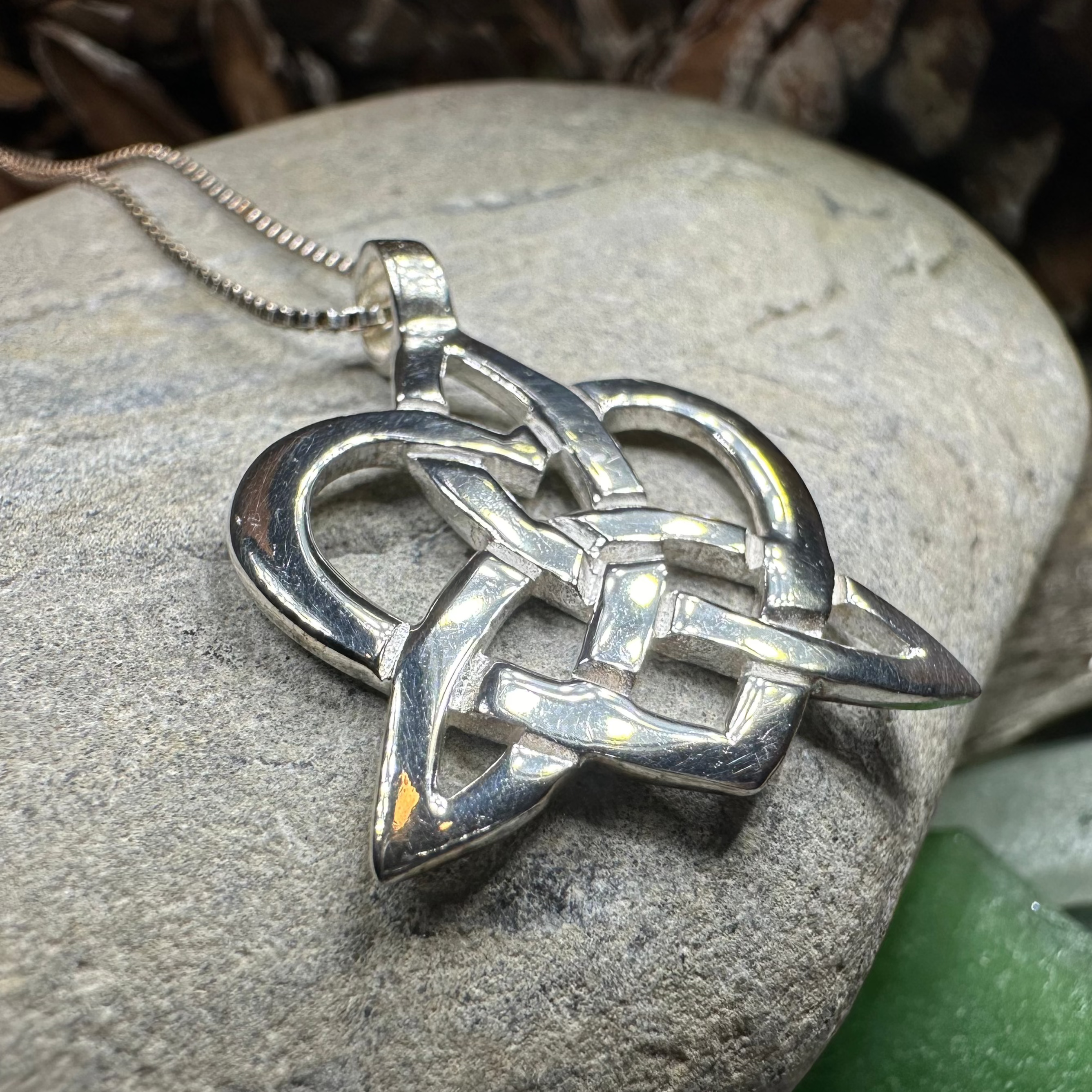 Trinity Love Knot Necklace