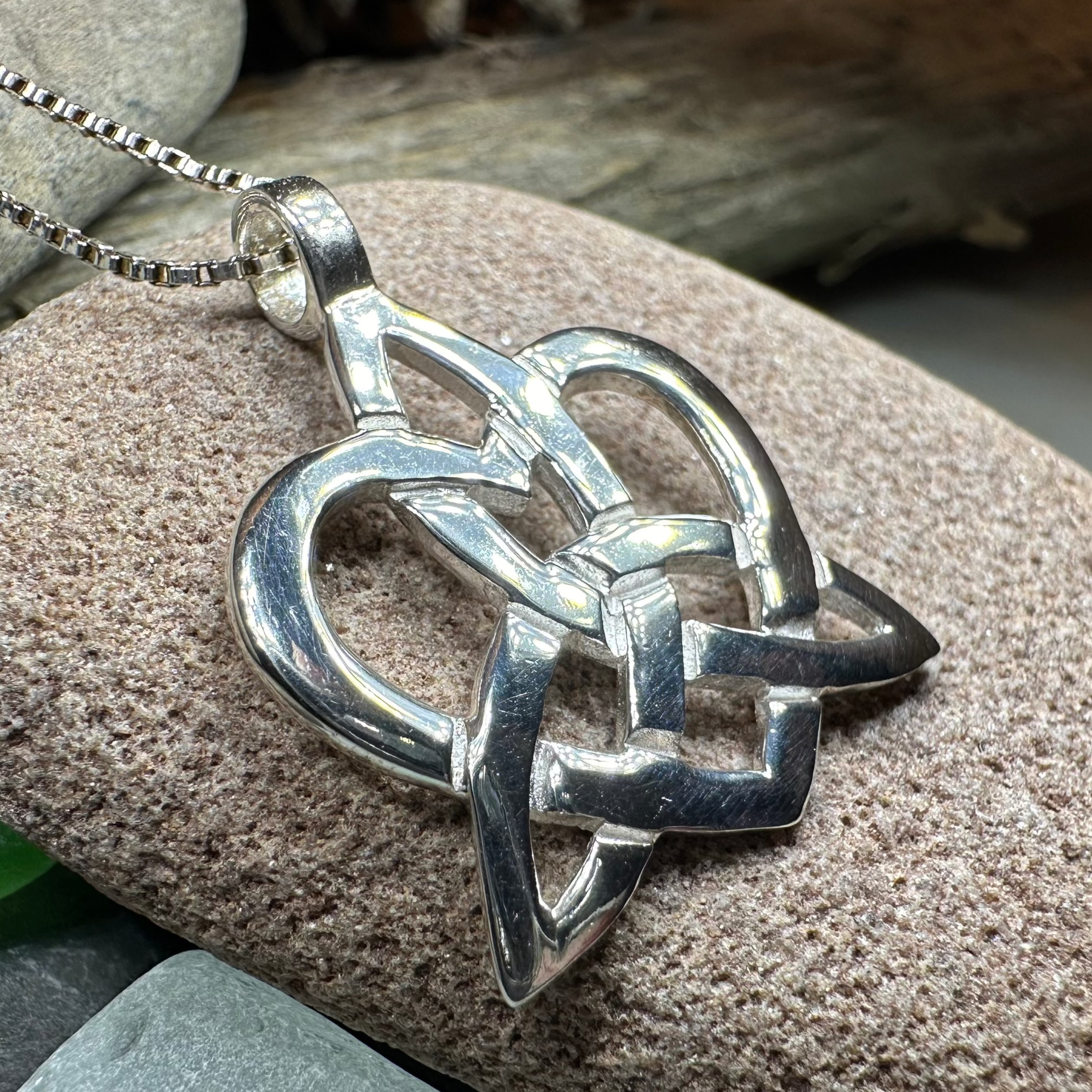 Trinity Love Knot Necklace