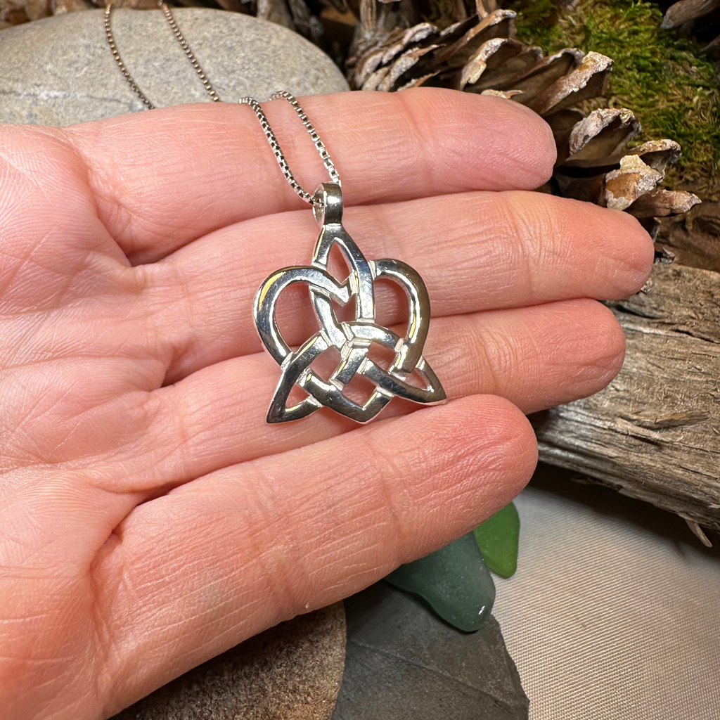 Trinity Love Knot Necklace