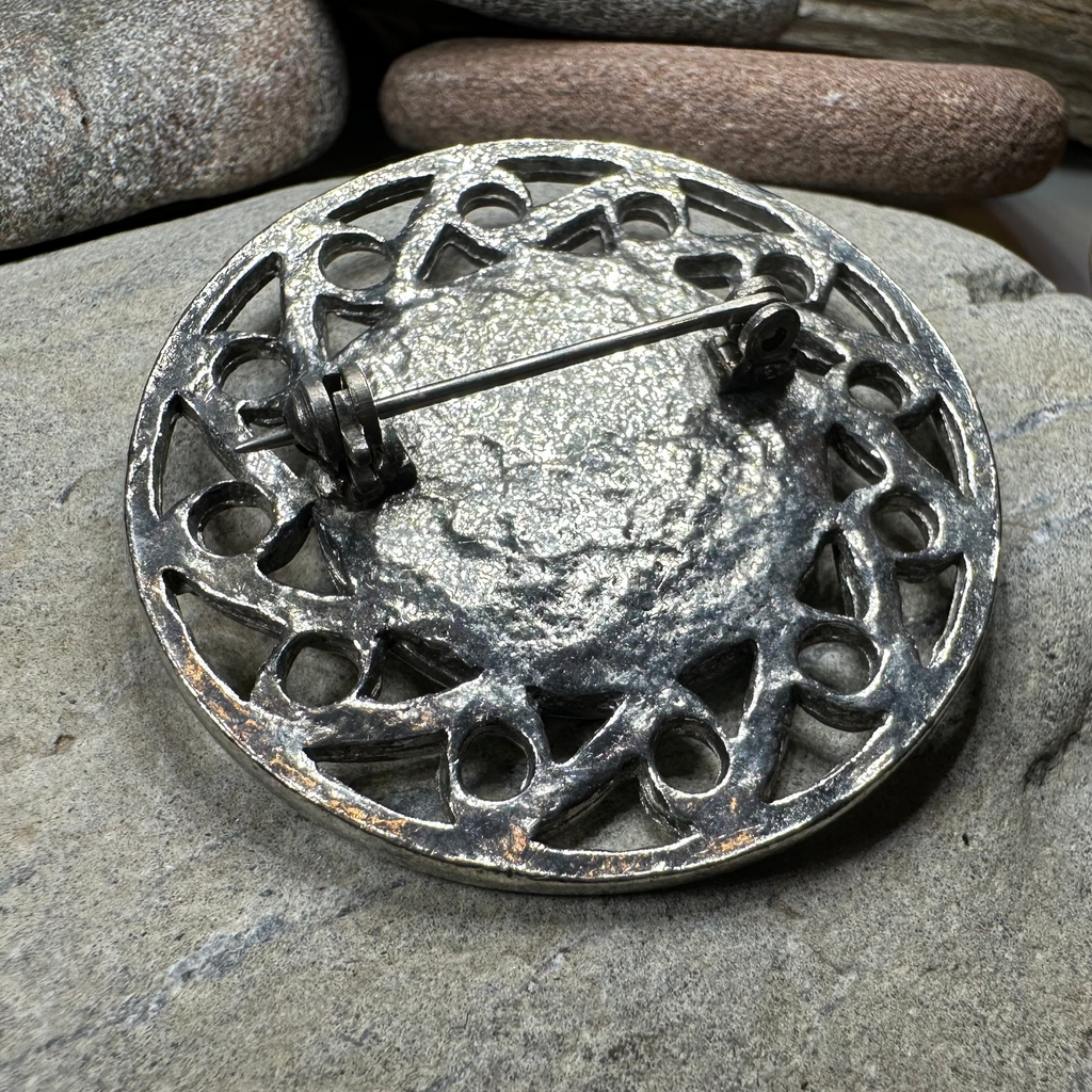 Heathergems Scottish Celtic Brooch - Handmade in Scotland