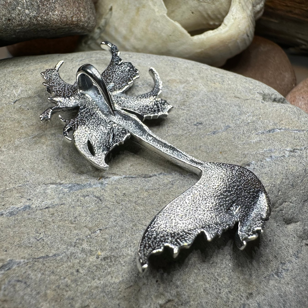 Sea Fairy Mermaid Necklace in Sterling Silver