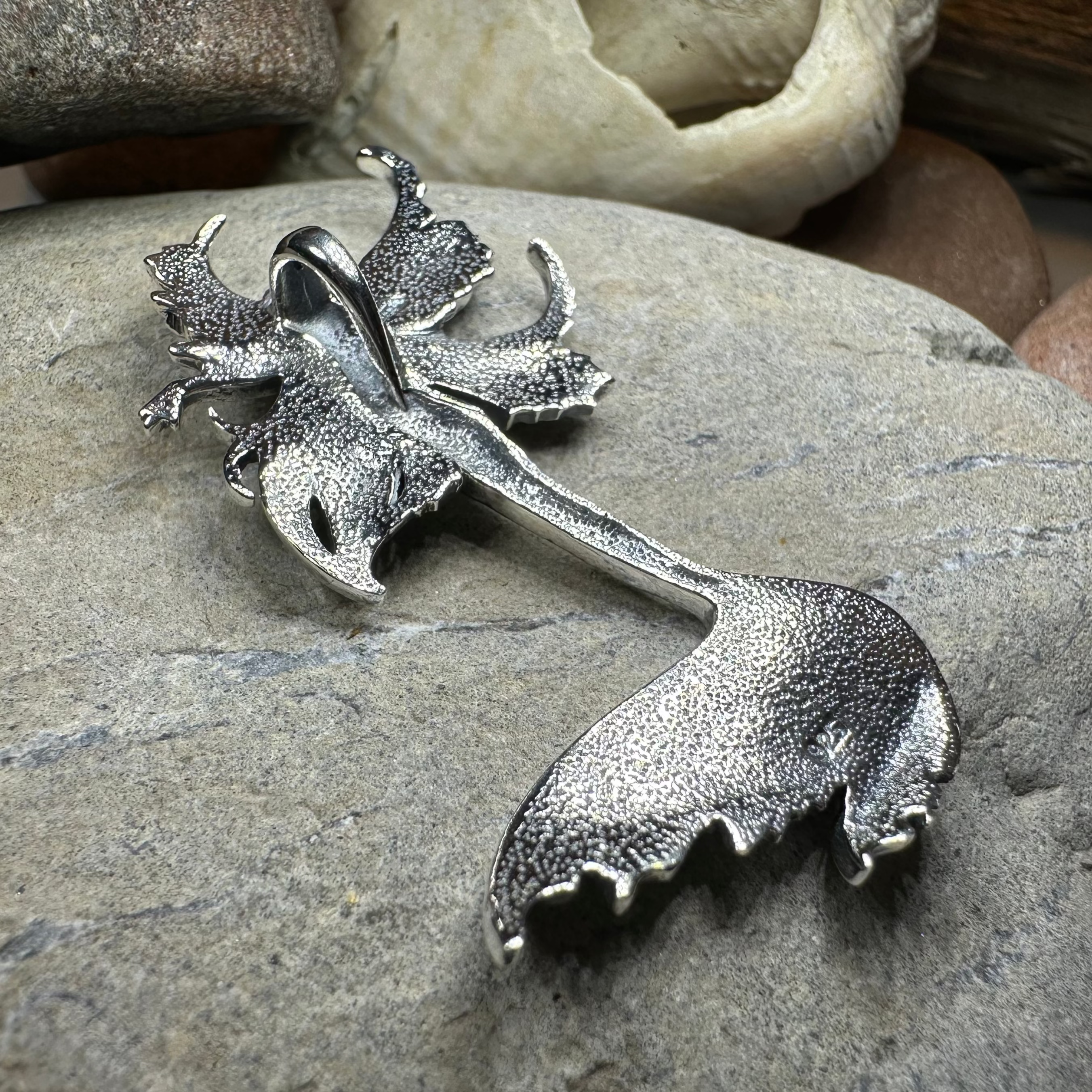 Sea Fairy Mermaid Necklace in Sterling Silver