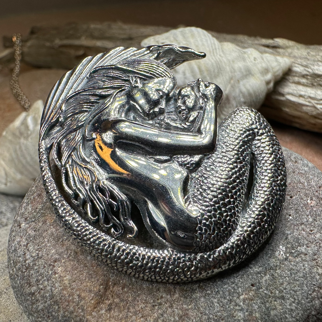 Loving Motherhood Mermaid Necklace
