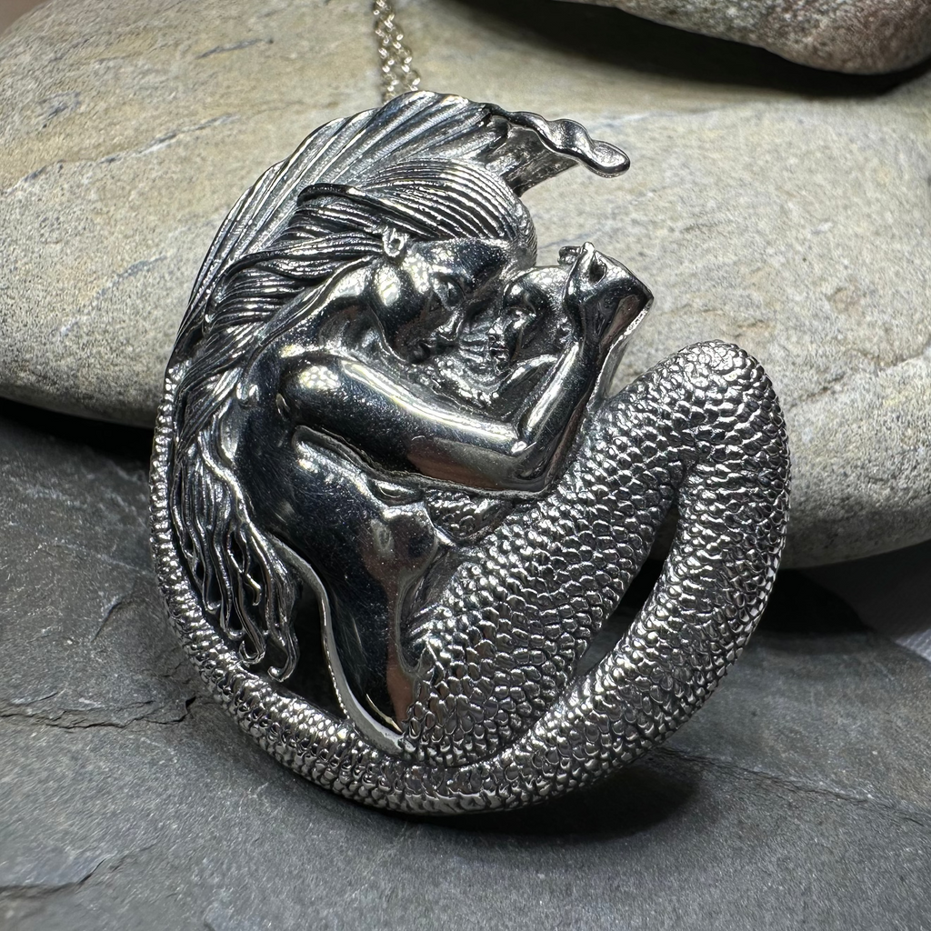 Loving Motherhood Mermaid Necklace