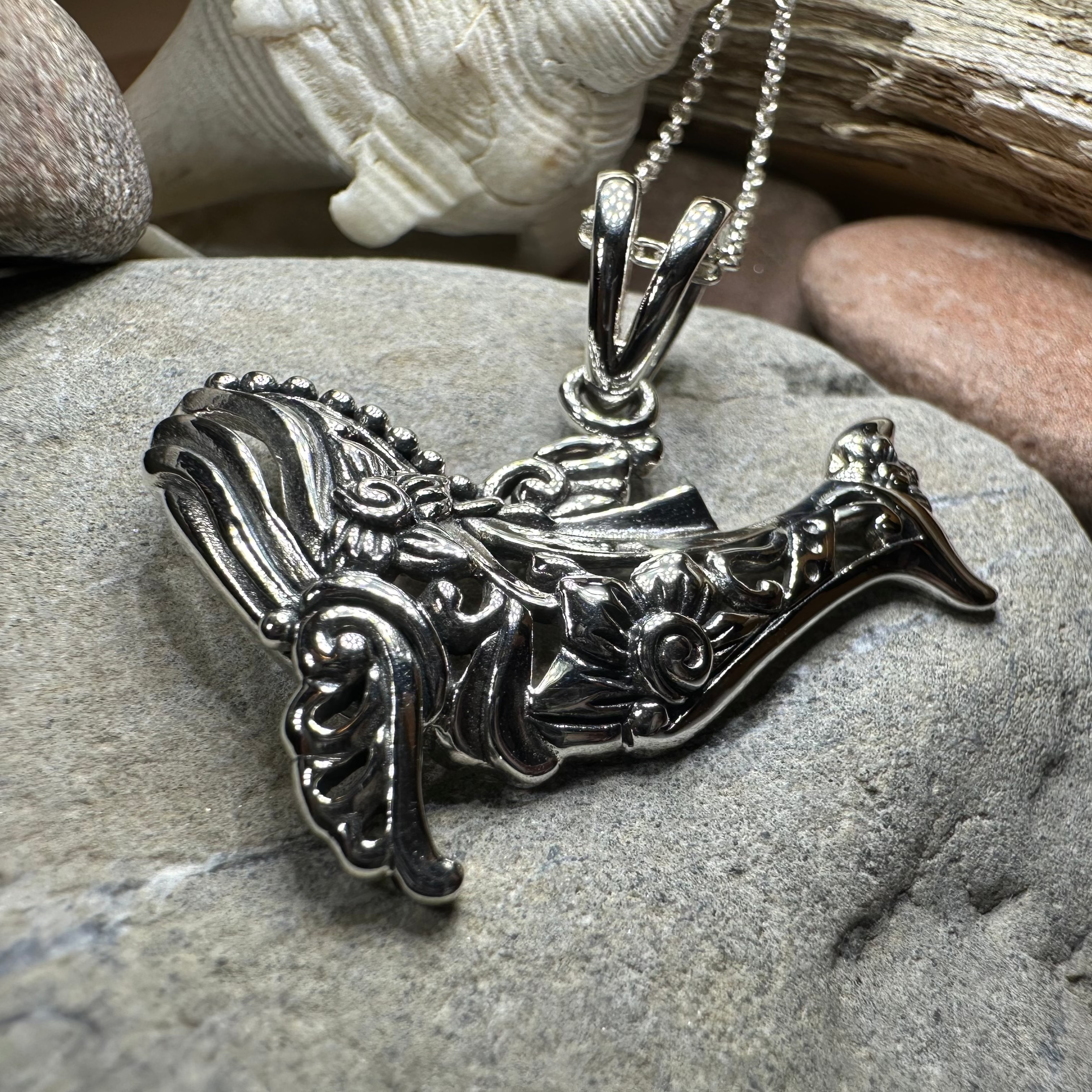 Bohemian Whale Necklace