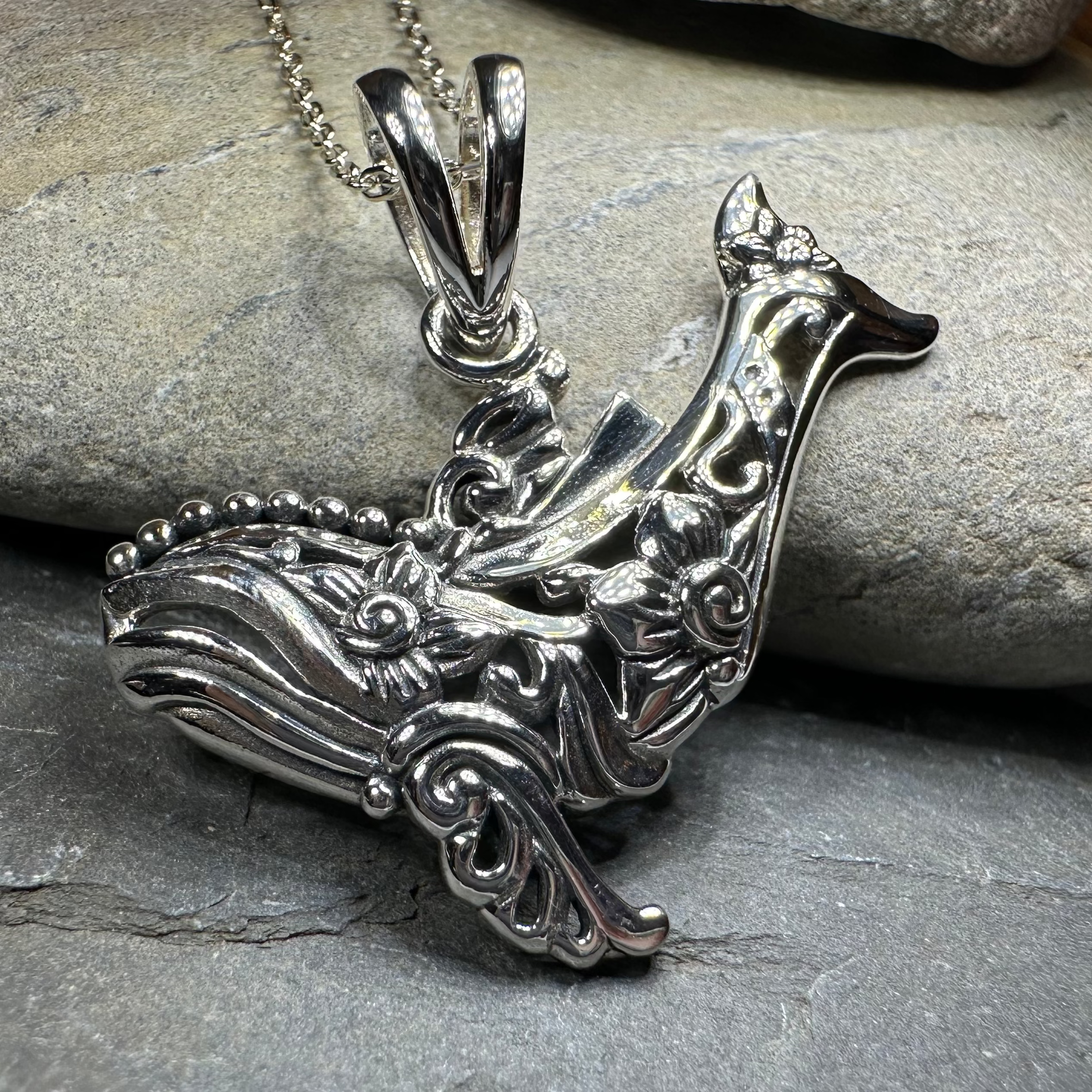 Bohemian Whale Necklace