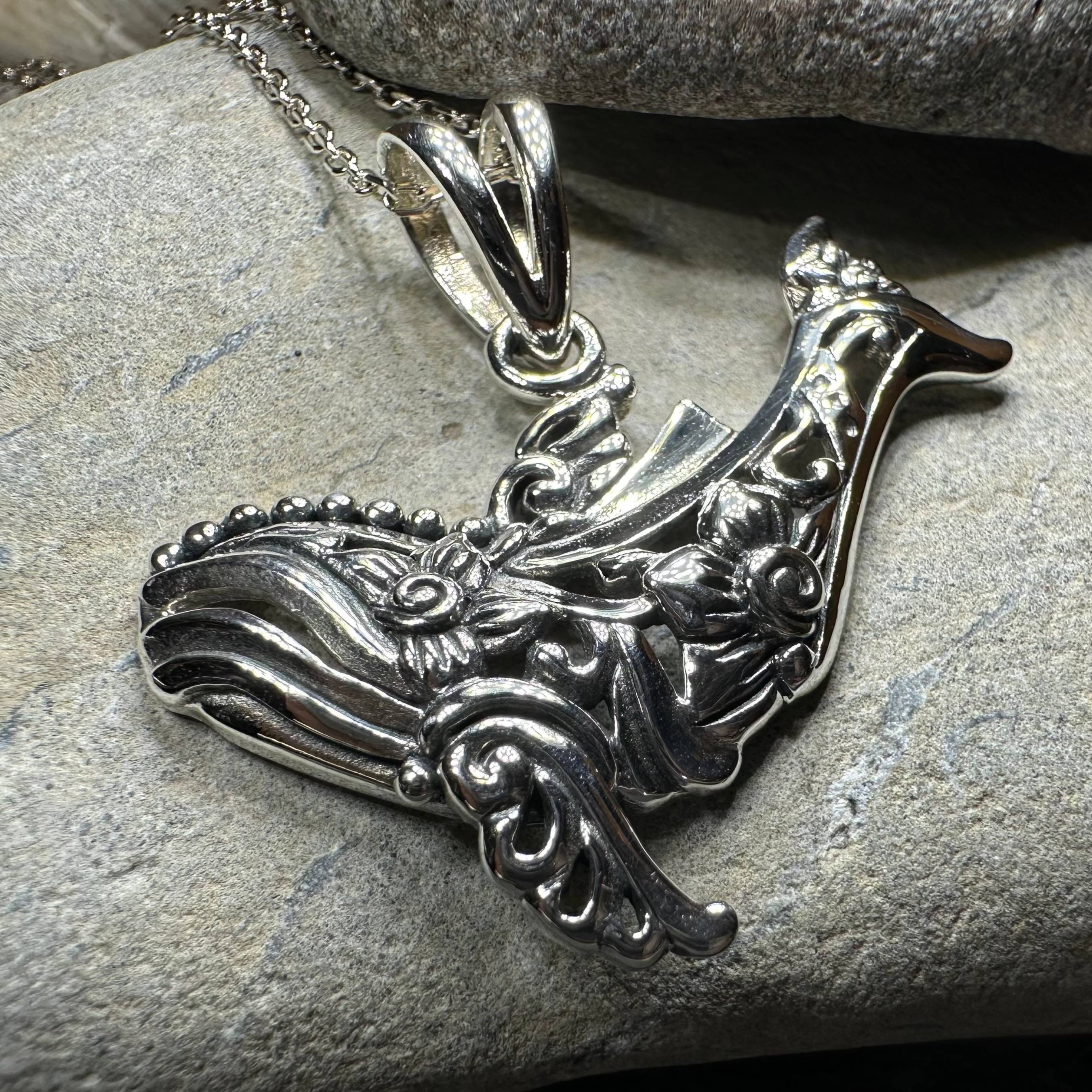 Bohemian Whale Necklace