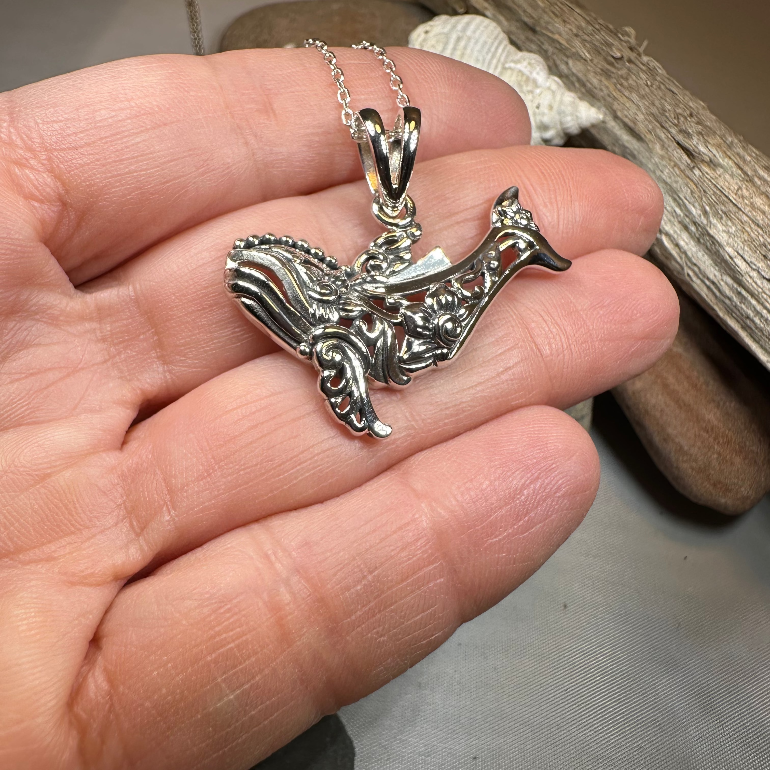 Bohemian Whale Necklace