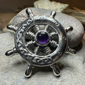 Keswick Ship's Wheel Necklace