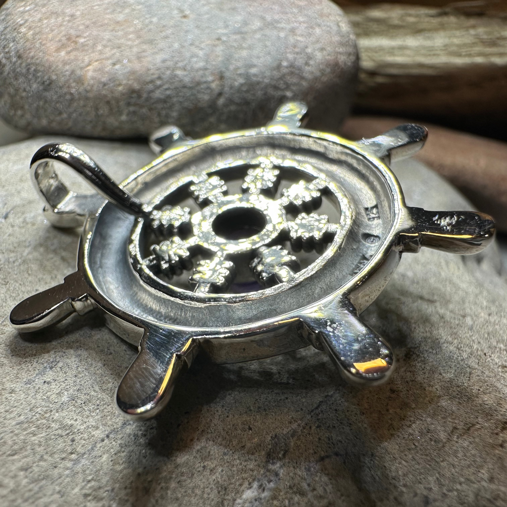 Keswick Ship's Wheel Necklace