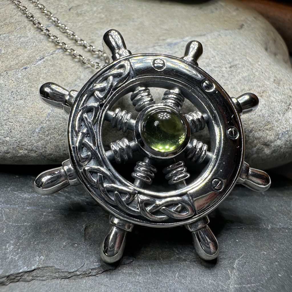 Keswick Ship's Wheel Necklace