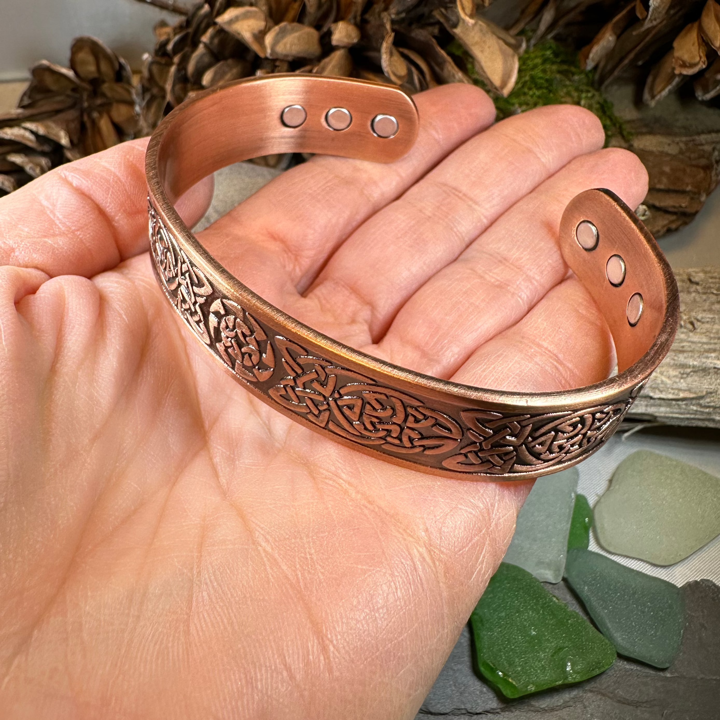 Pictish Copper Cuff Bracelet