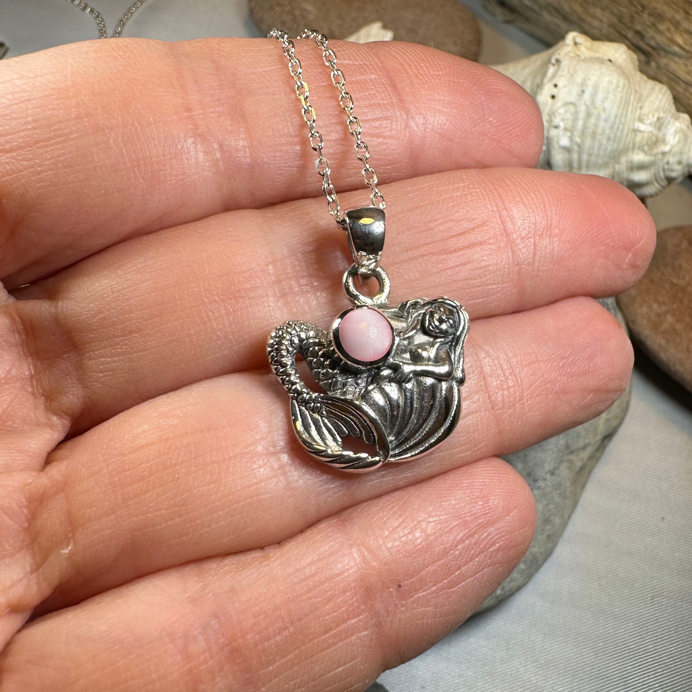 Pink Mermaid Necklace