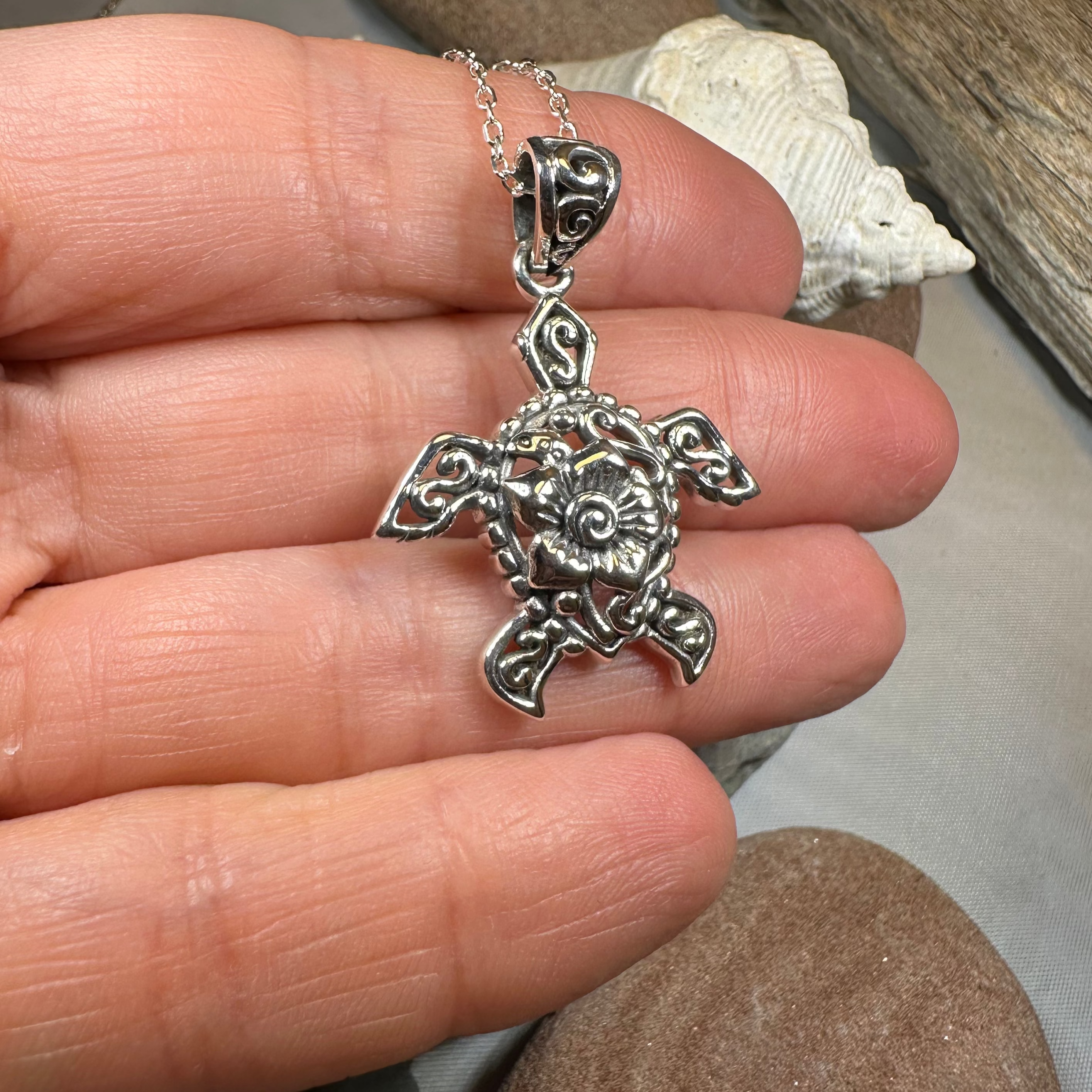 Bohemian Sea Turtle Necklace