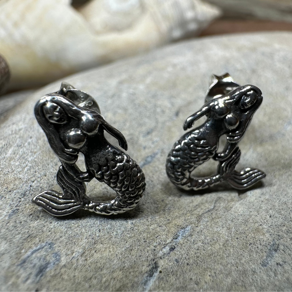 Mermaid Post Earrings