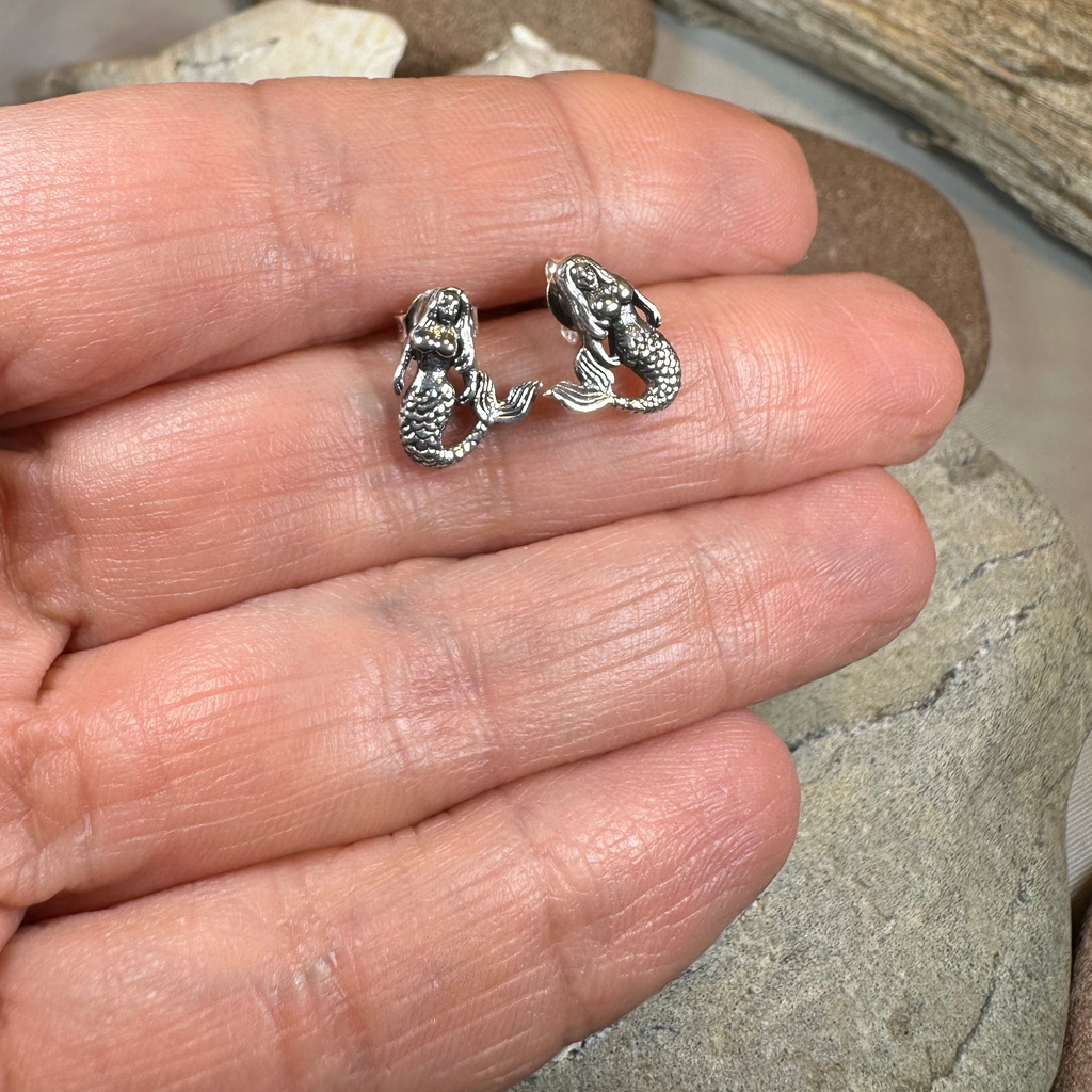 Mermaid Post Earrings