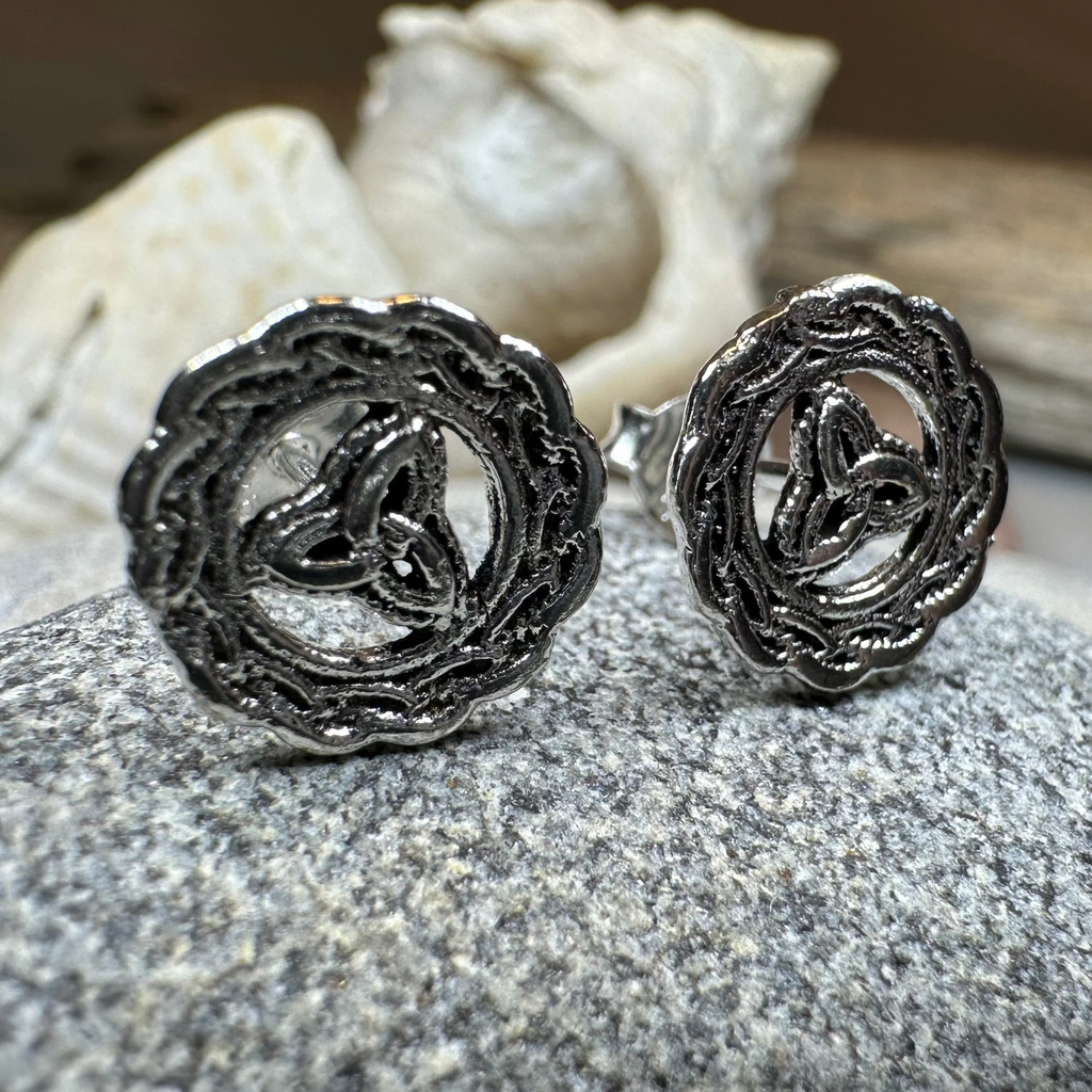 Celtic Knot Stud Earrings