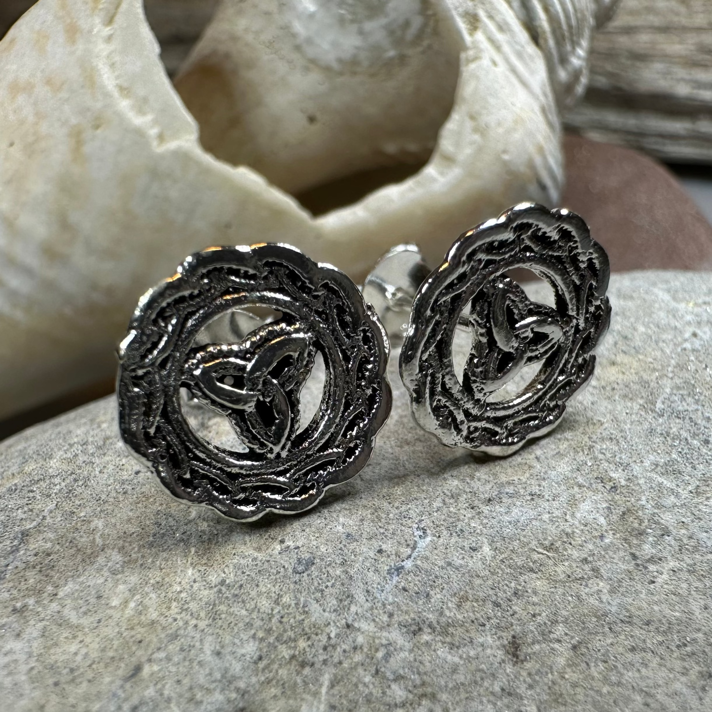Celtic Knot Stud Earrings