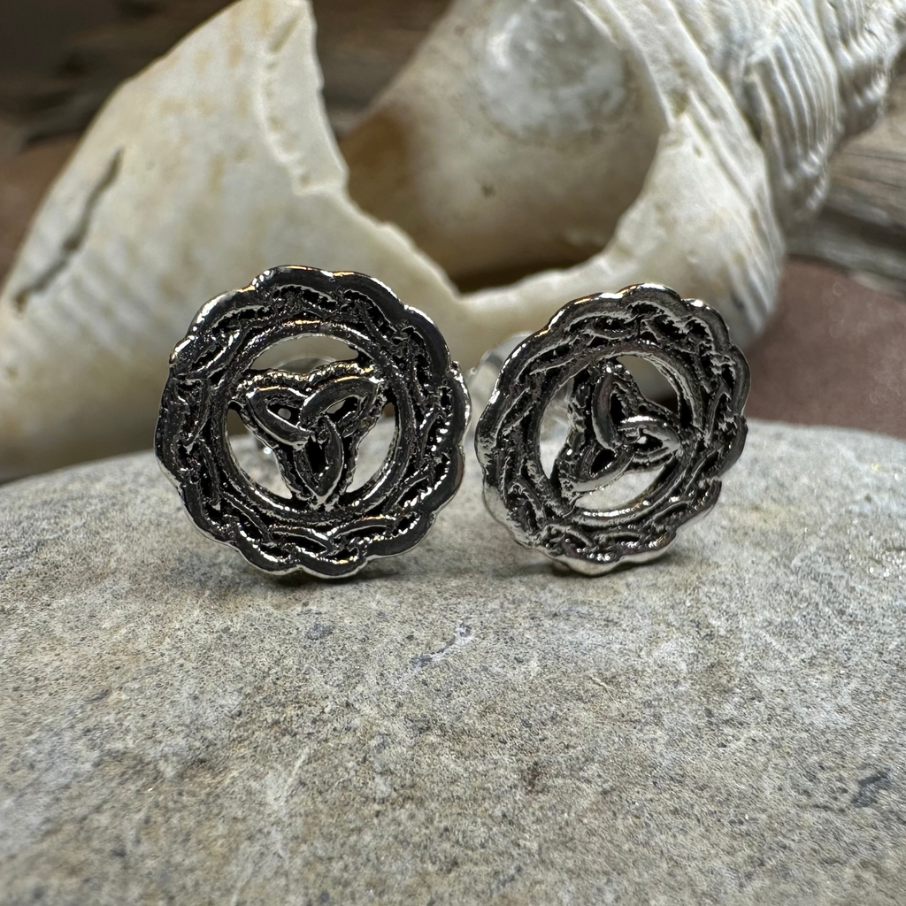 Celtic Knot Stud Earrings