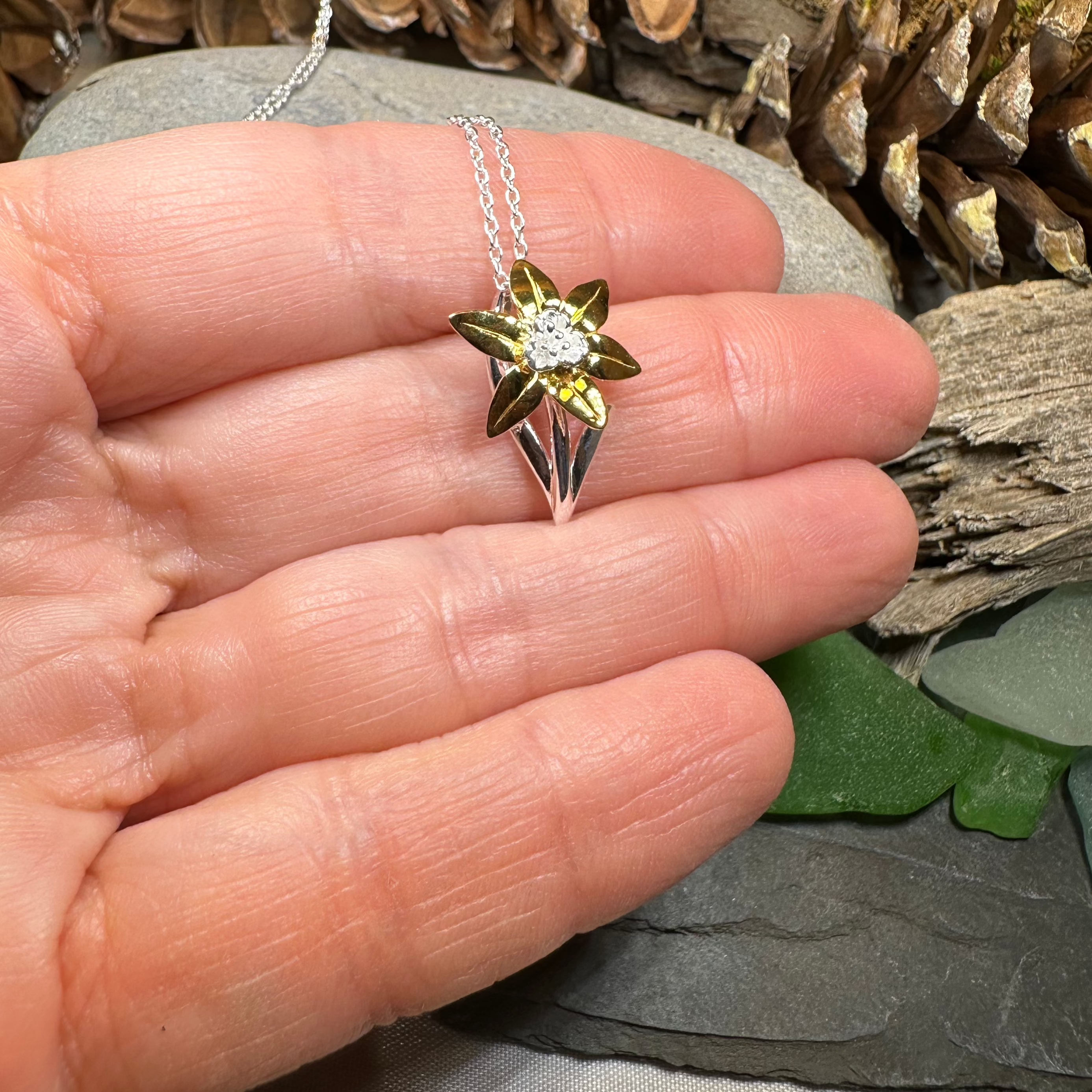 Golden Welsh Daffodil Necklace