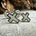 Grace Opal Cross Earrings