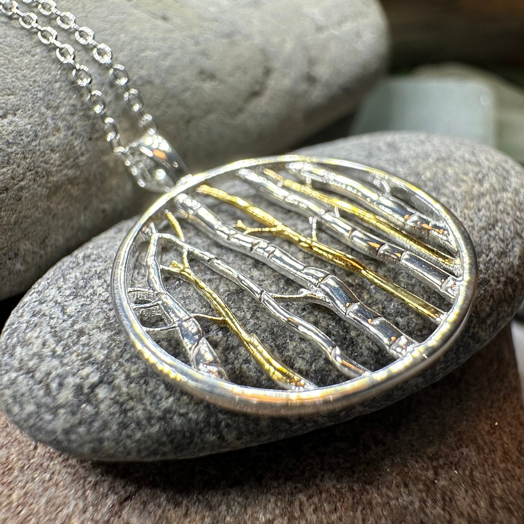Birch Tree Forest Necklace