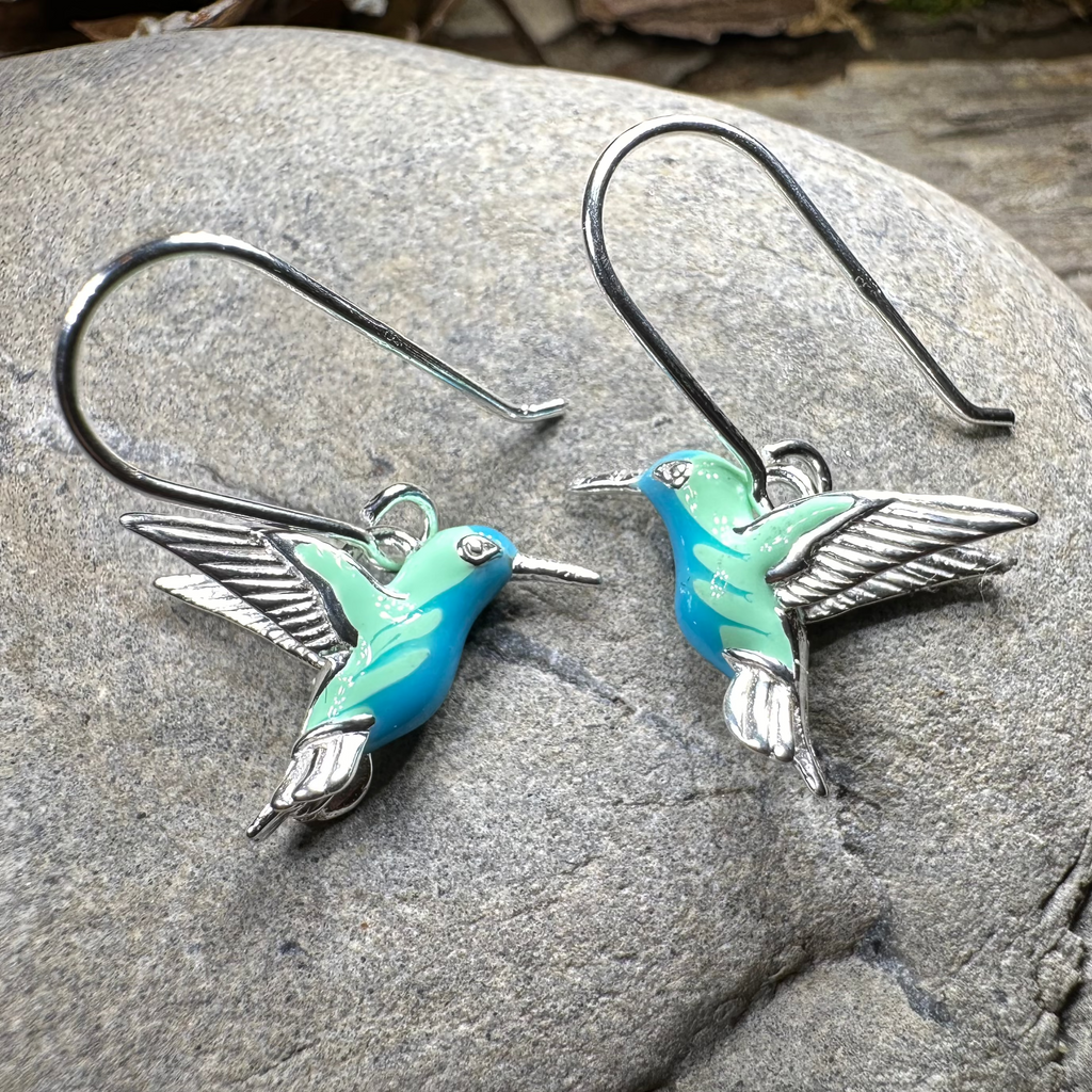 Colibrì Hummingbird Earrings