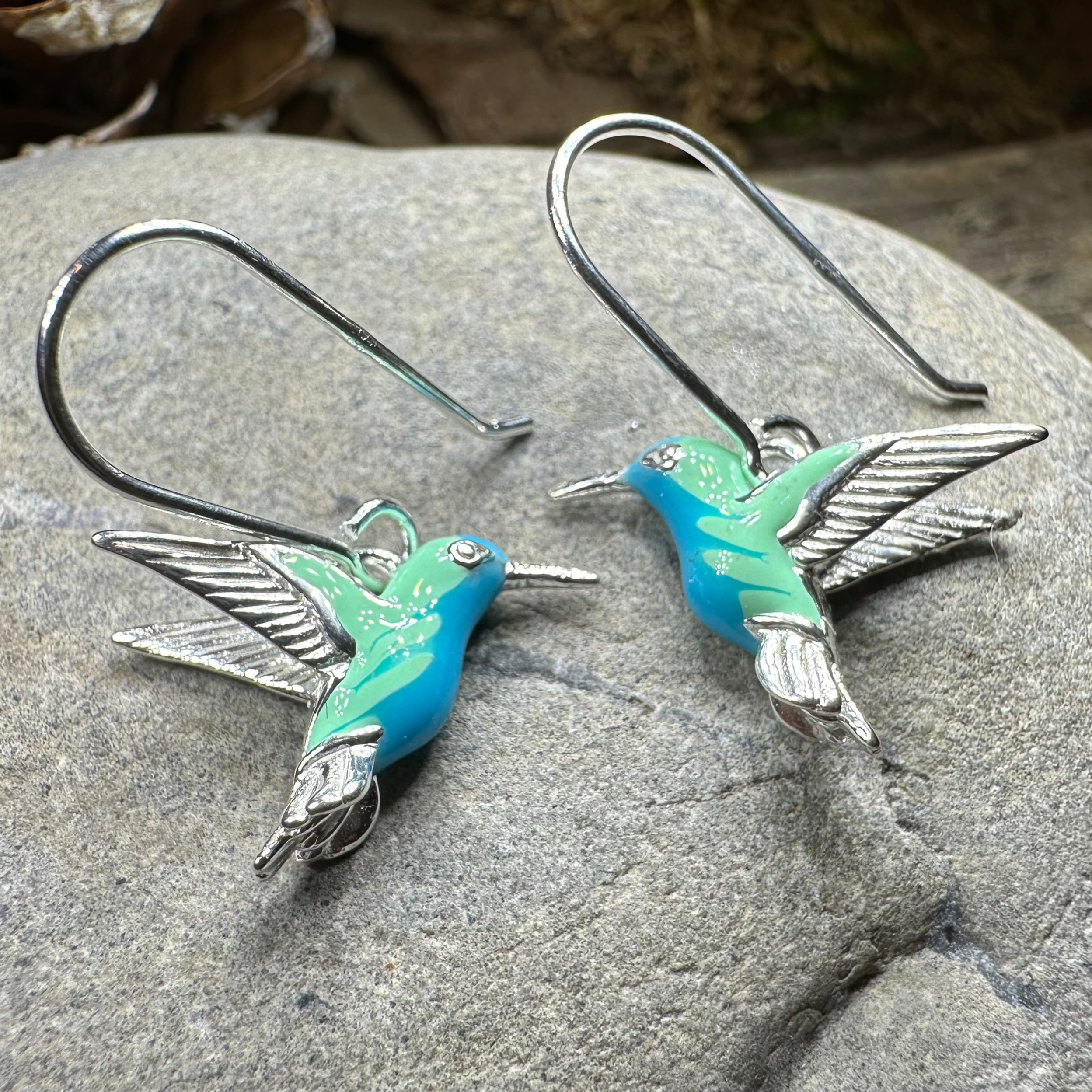 Colibrì Hummingbird Earrings