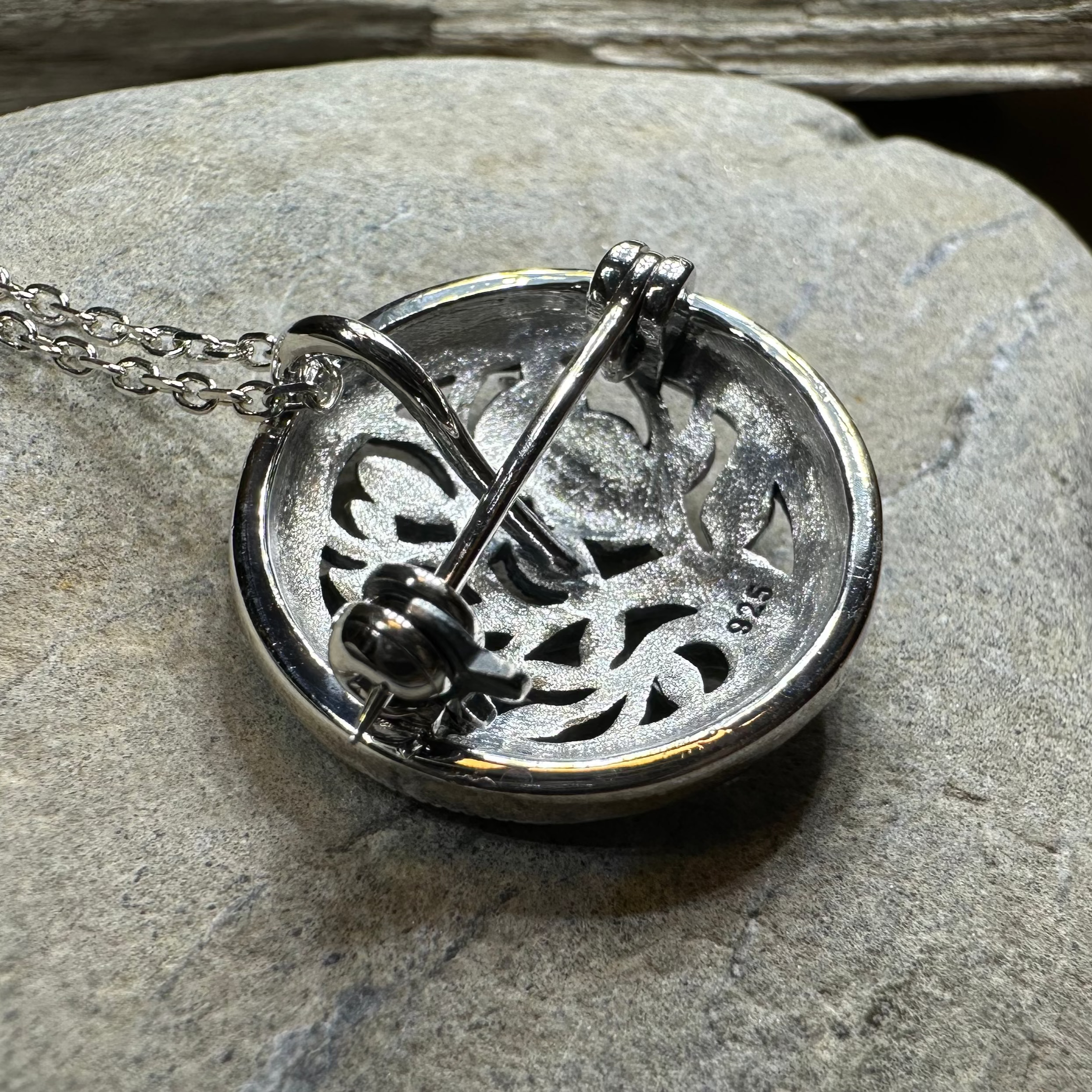 Autumn Owl Tree Necklace