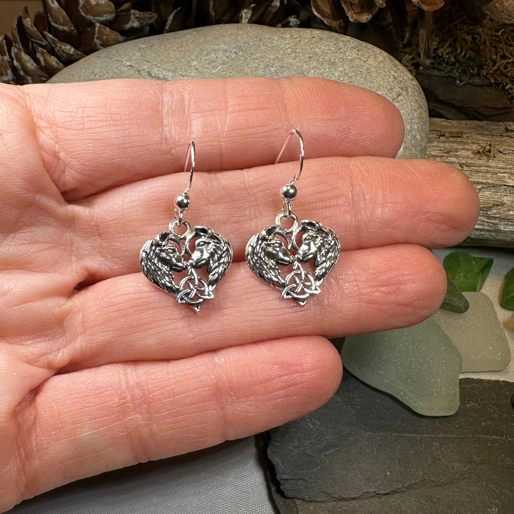 Celtic Wolf Lovers Earrings