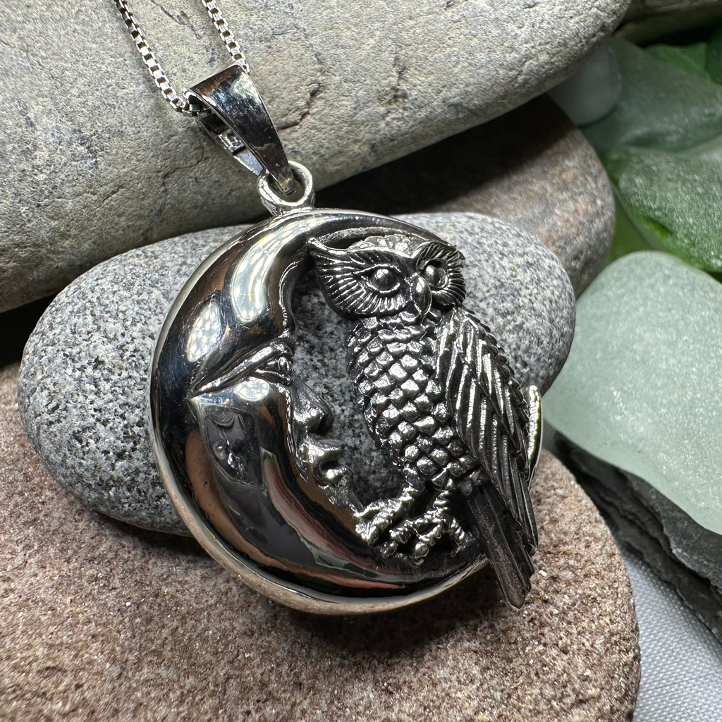 Oidhche Mhath Owl Necklace