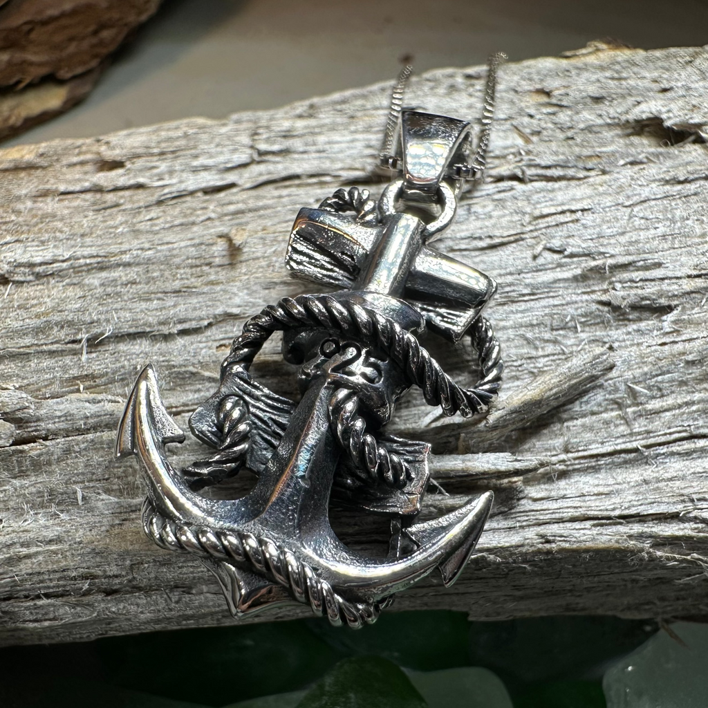 Hold Fast Anchor Necklace