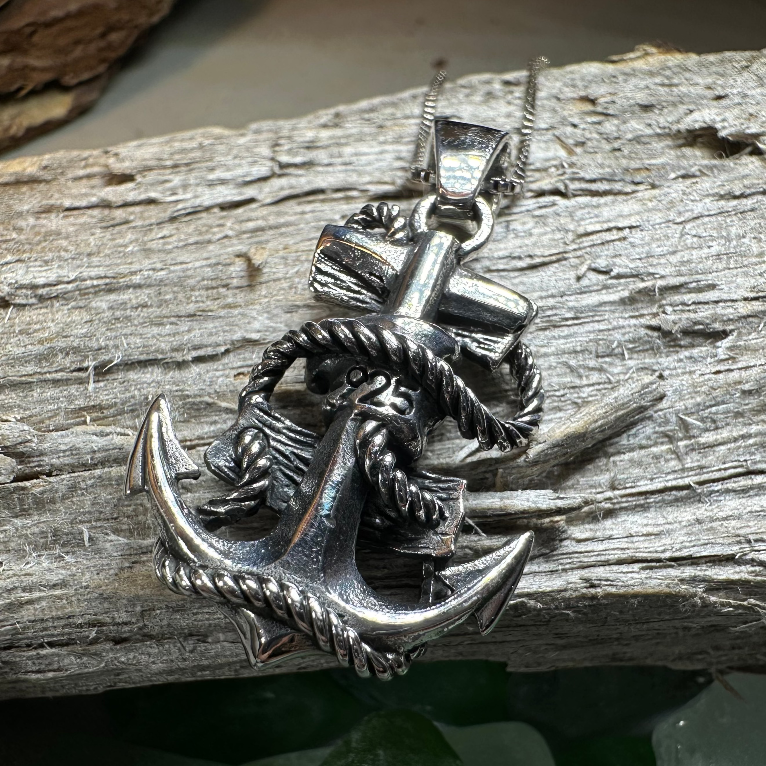 Hold Fast Anchor Necklace
