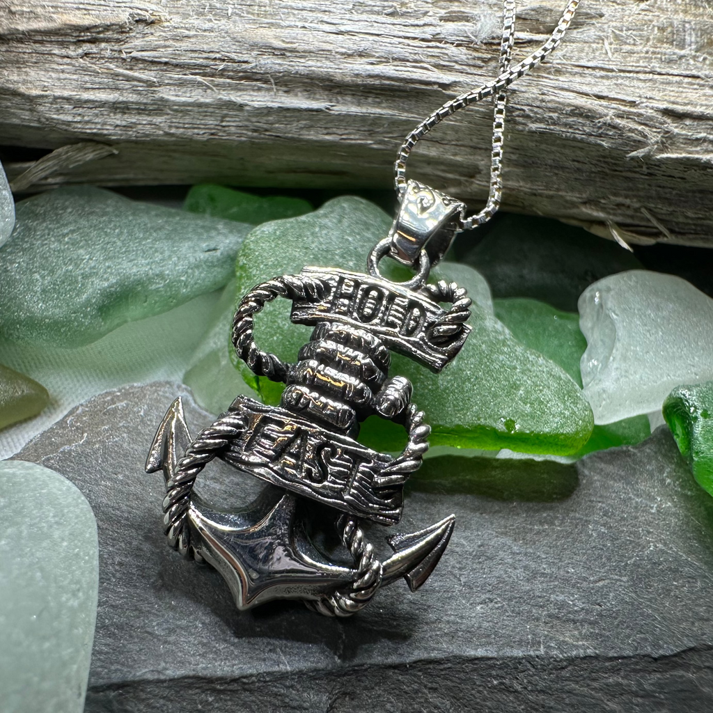 Hold Fast Anchor Necklace