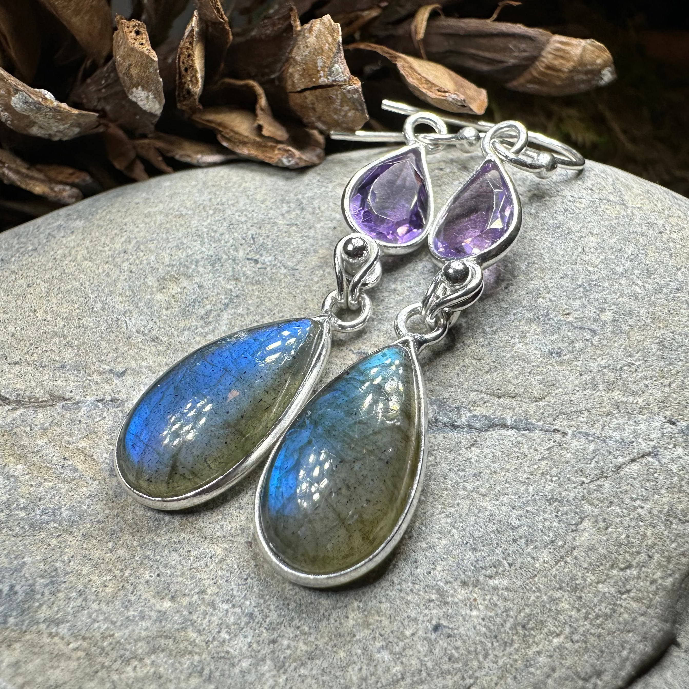 Celtic Waters Labradorite Earrings