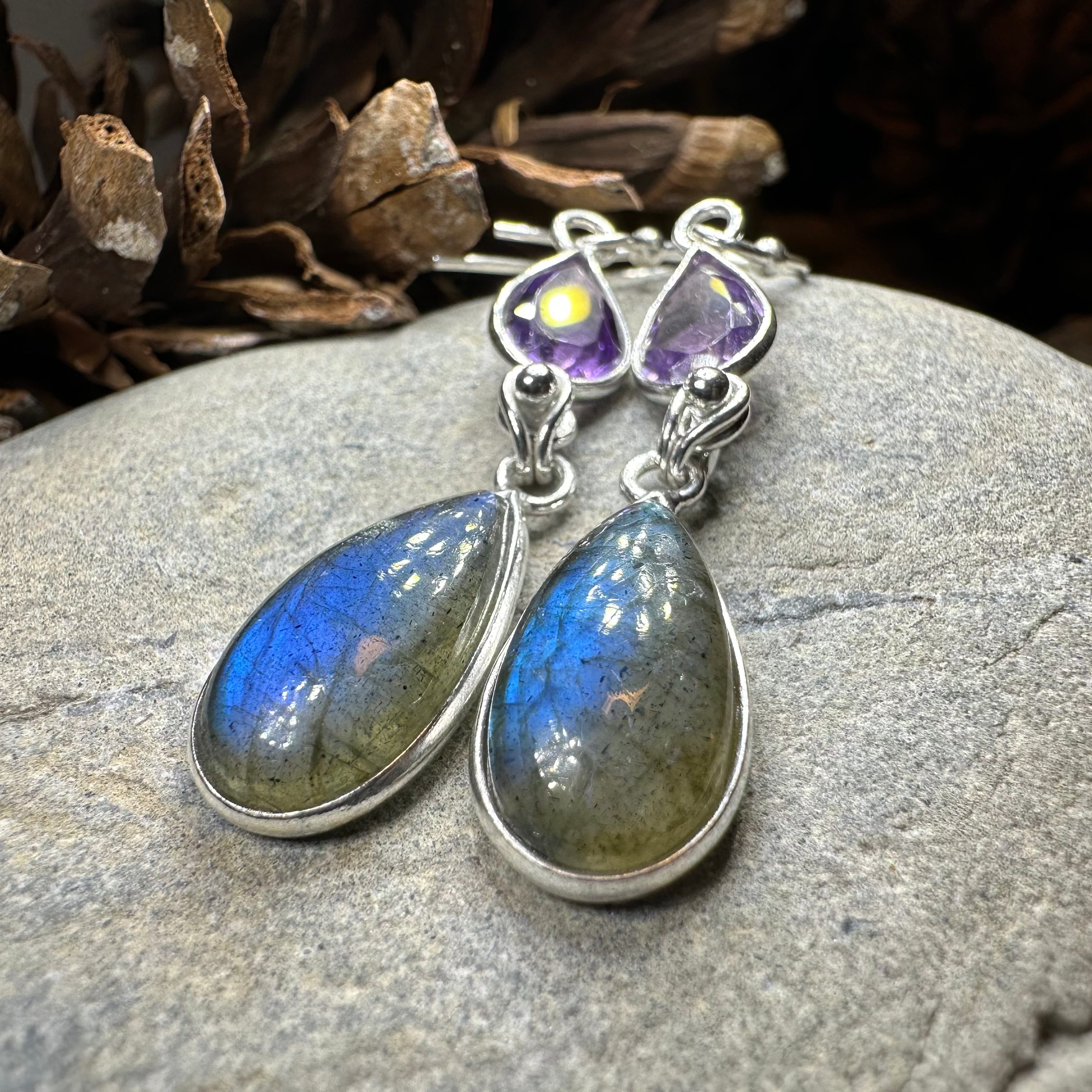 Celtic Waters Labradorite Earrings