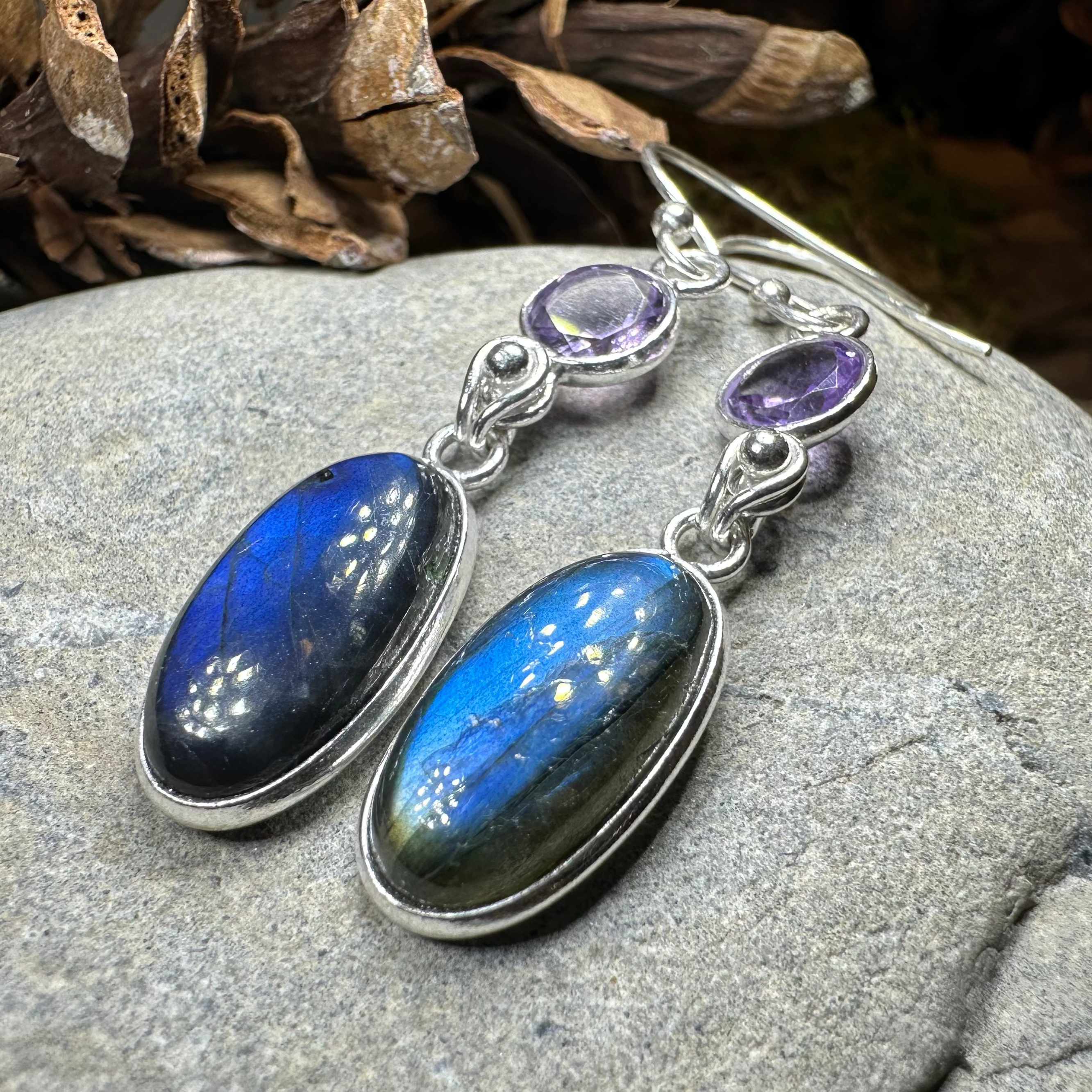 Celtic Waters Labradorite Earrings
