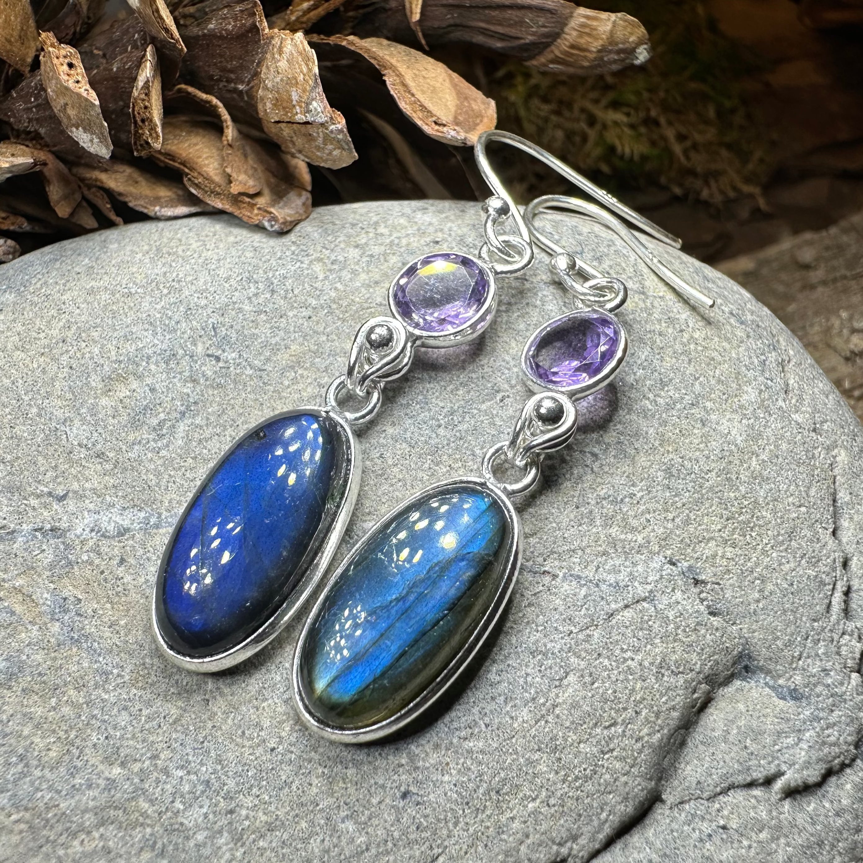 Celtic Waters Labradorite Earrings