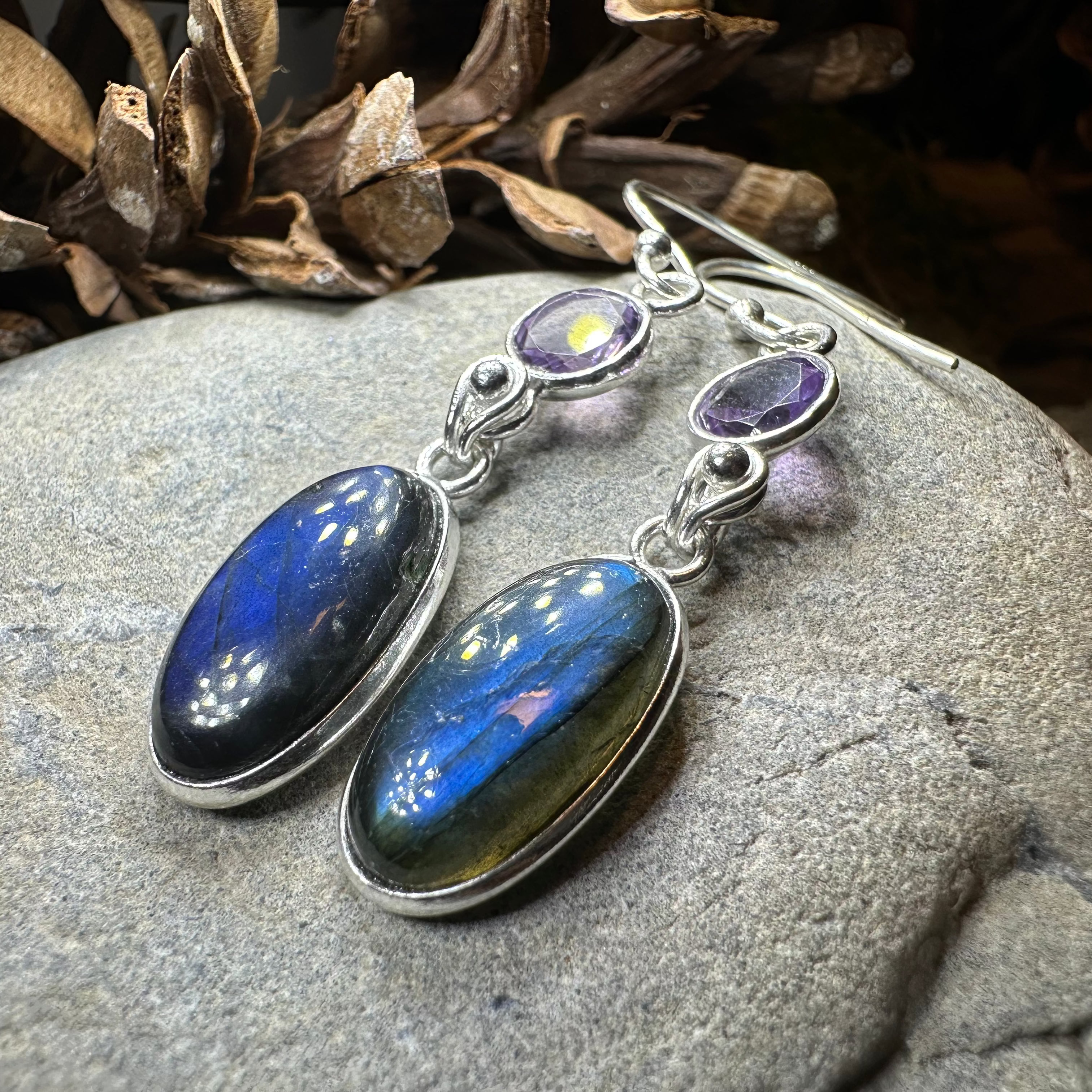 Celtic Waters Labradorite Earrings