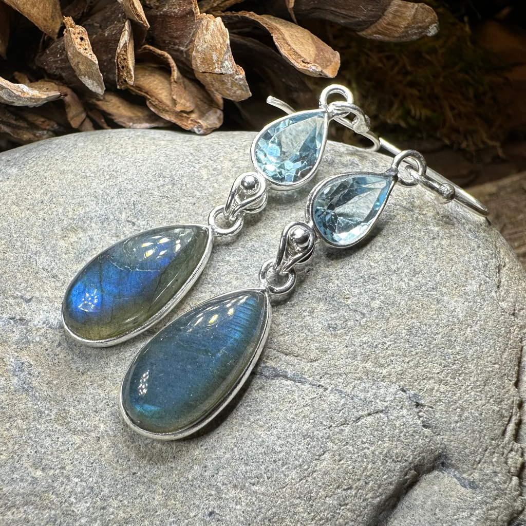 Celtic Waters Labradorite Earrings
