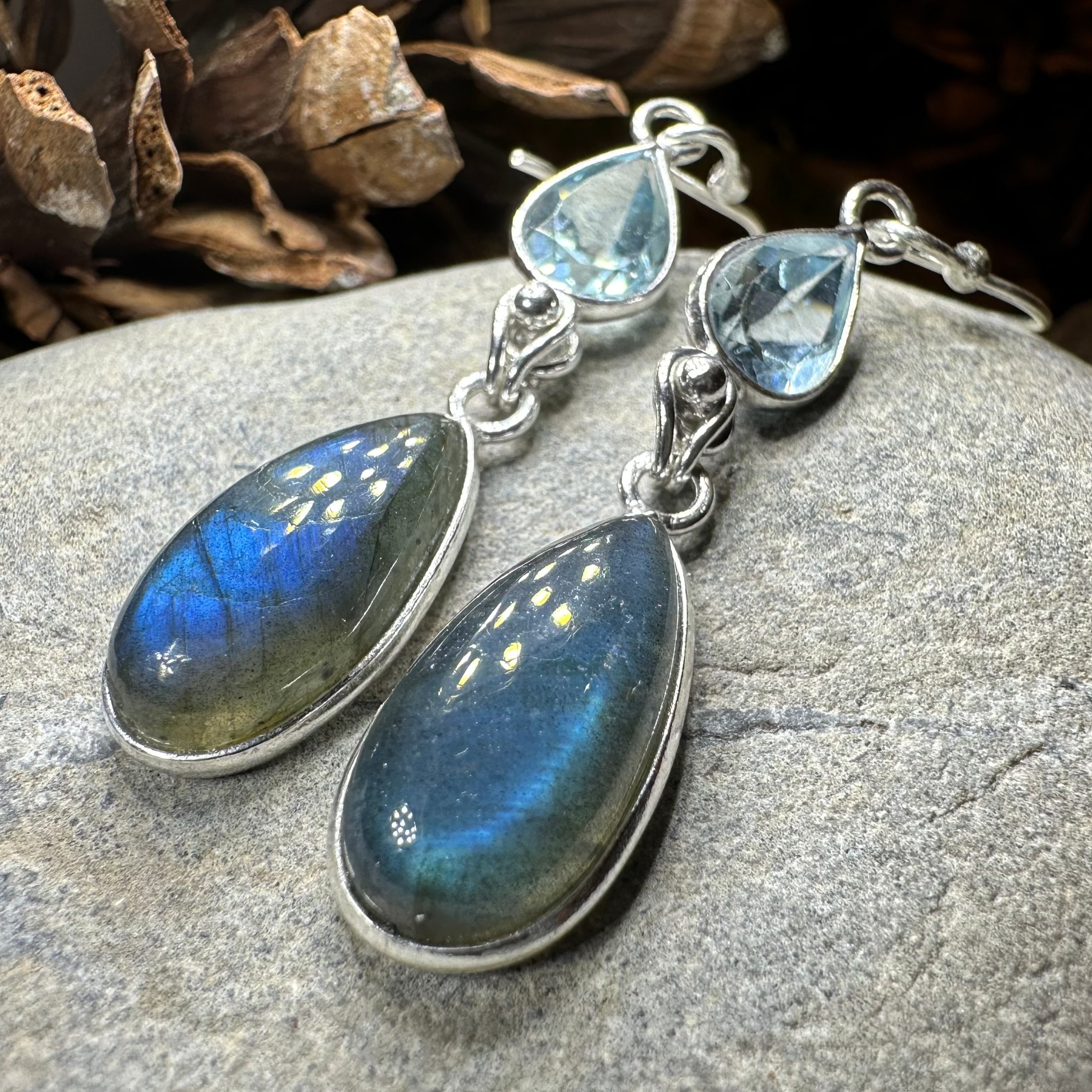 Celtic Waters Labradorite Earrings
