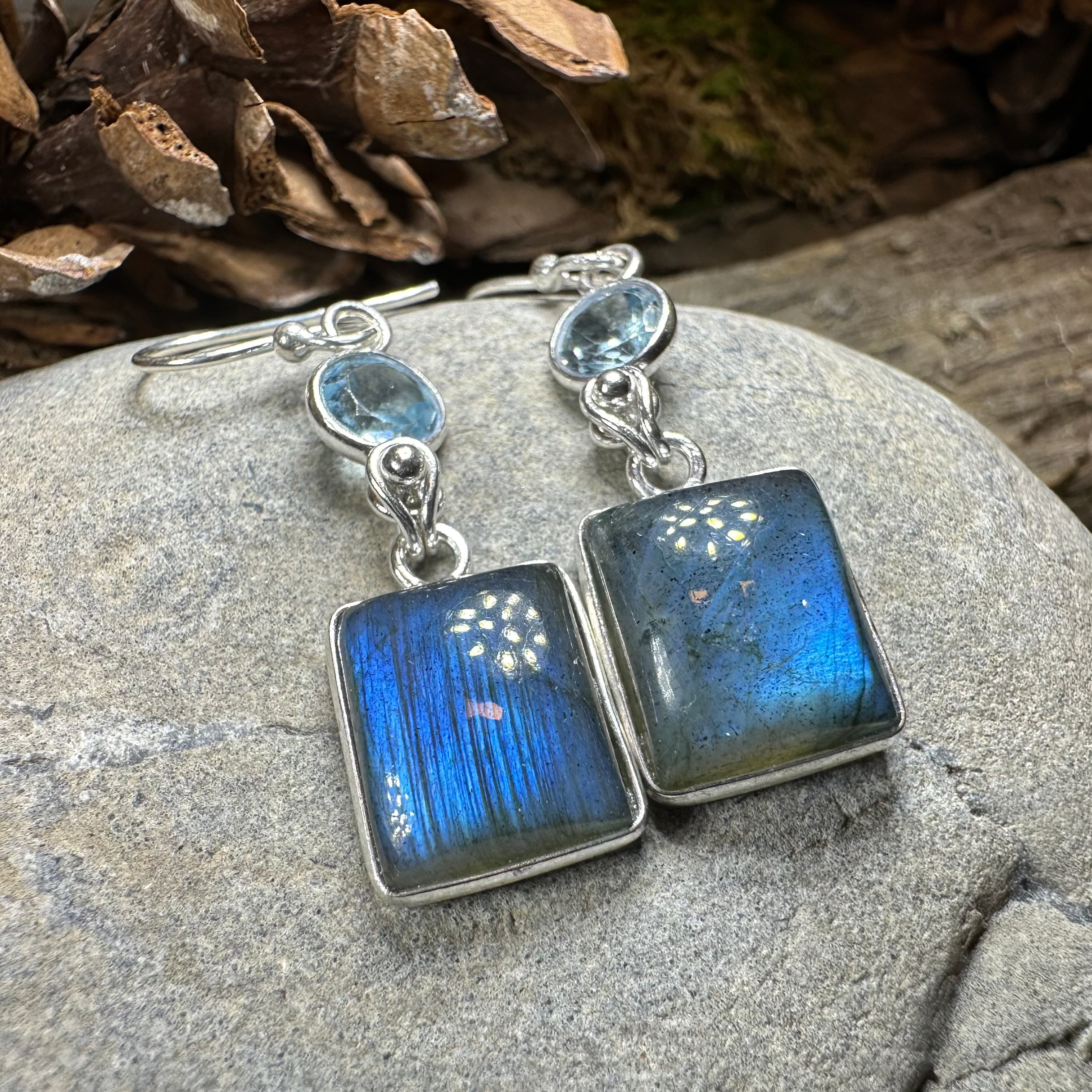 Celtic Waters Labradorite Earrings