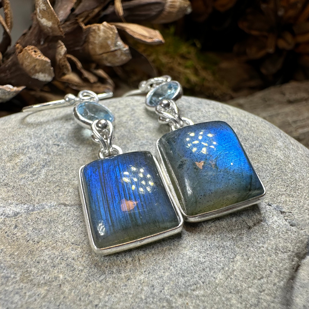 Celtic Waters Labradorite Earrings