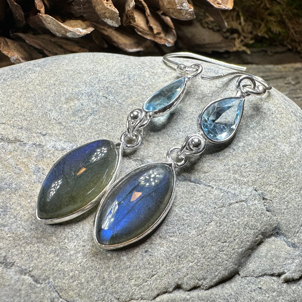 Celtic Waters Labradorite Earrings