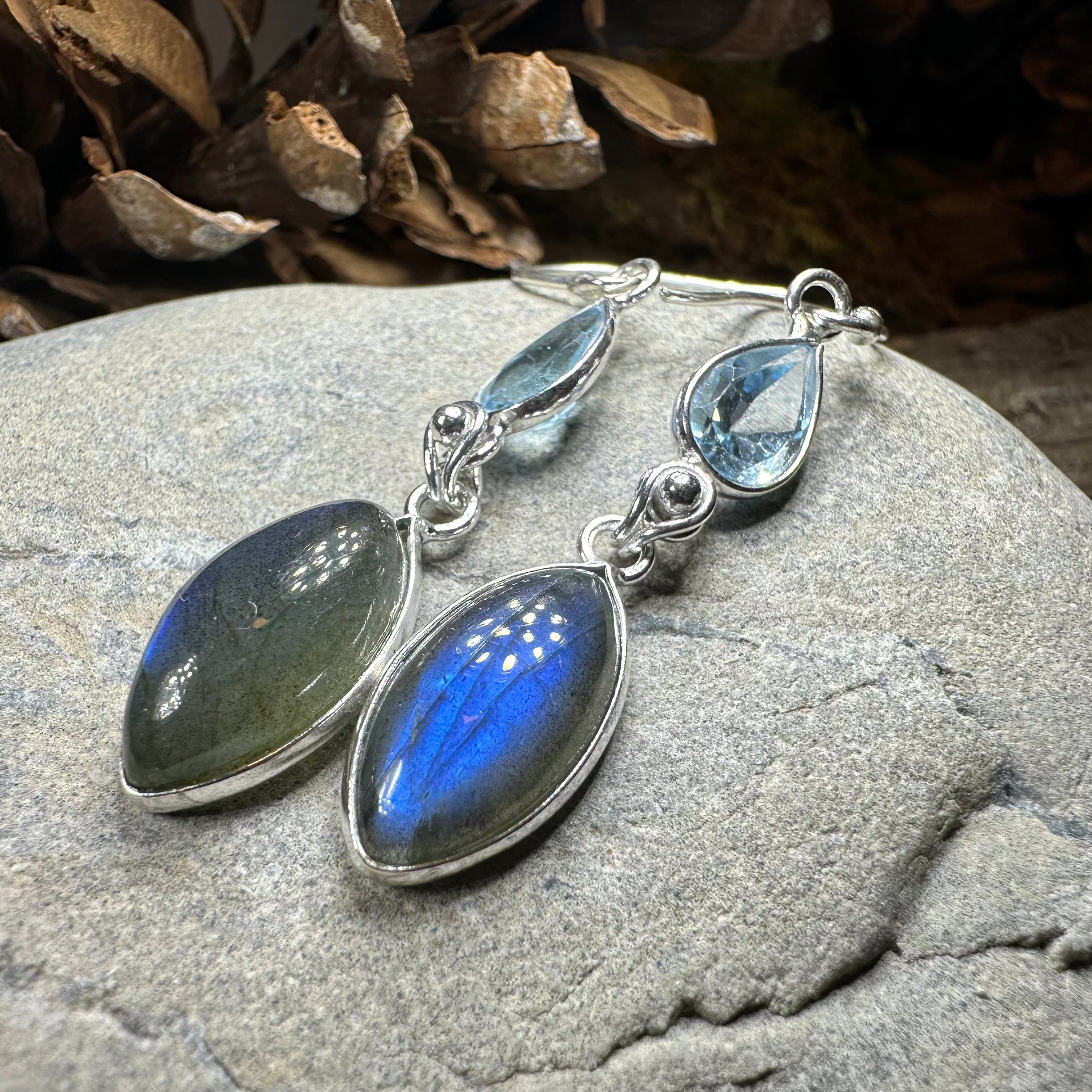 Celtic Waters Labradorite Earrings