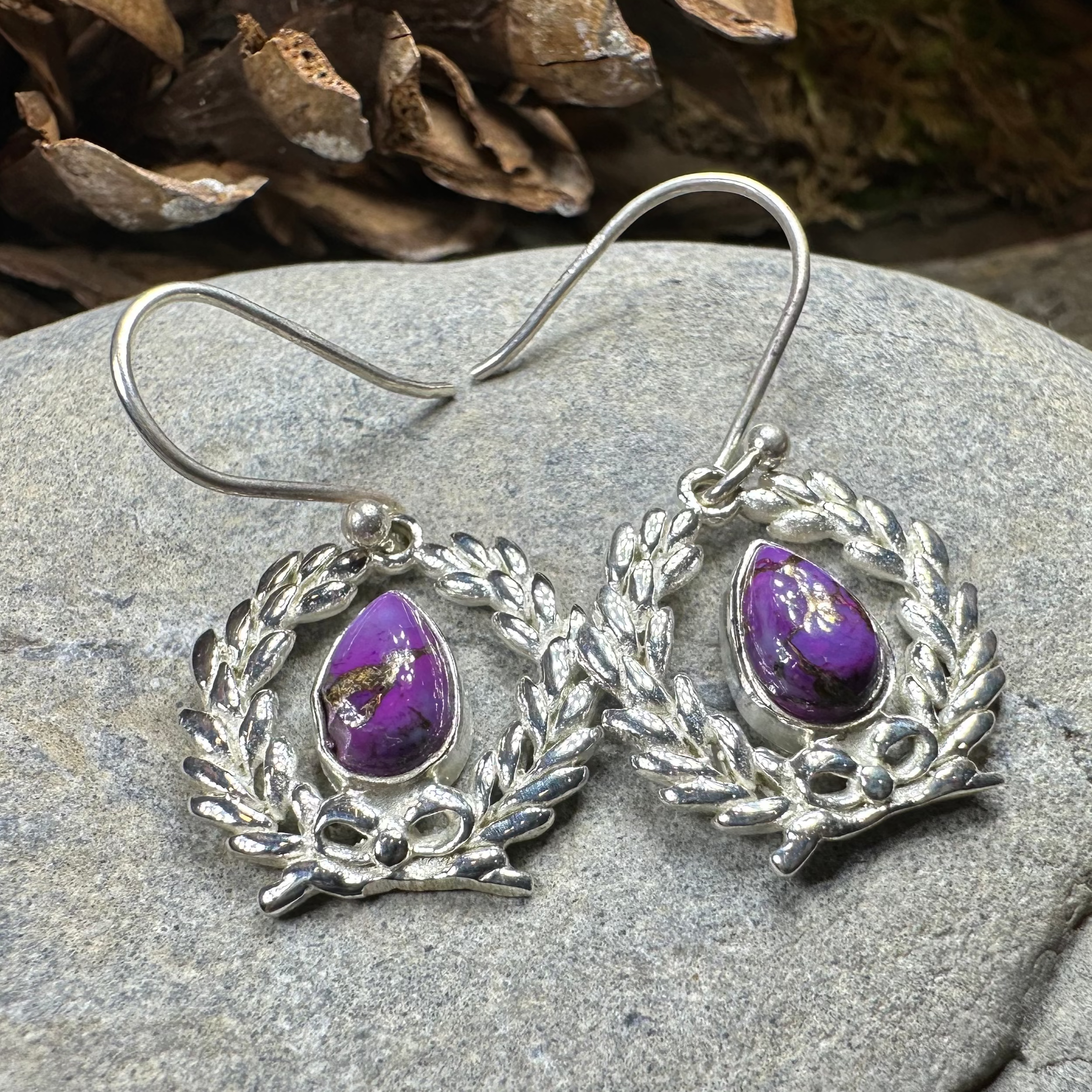 Celtic Victory Wreath Earrings